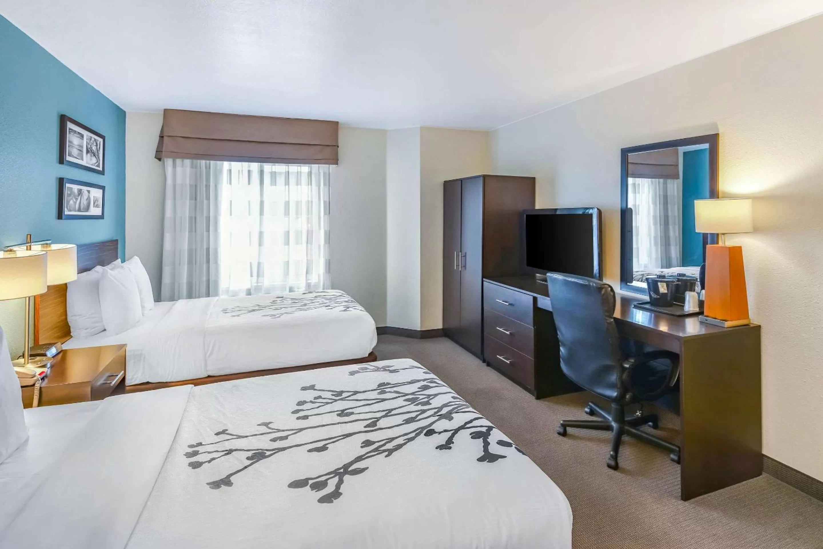 Standard Double Room with Two Double Beds - Non-Smoking in Sleep Inn near Washington State Line