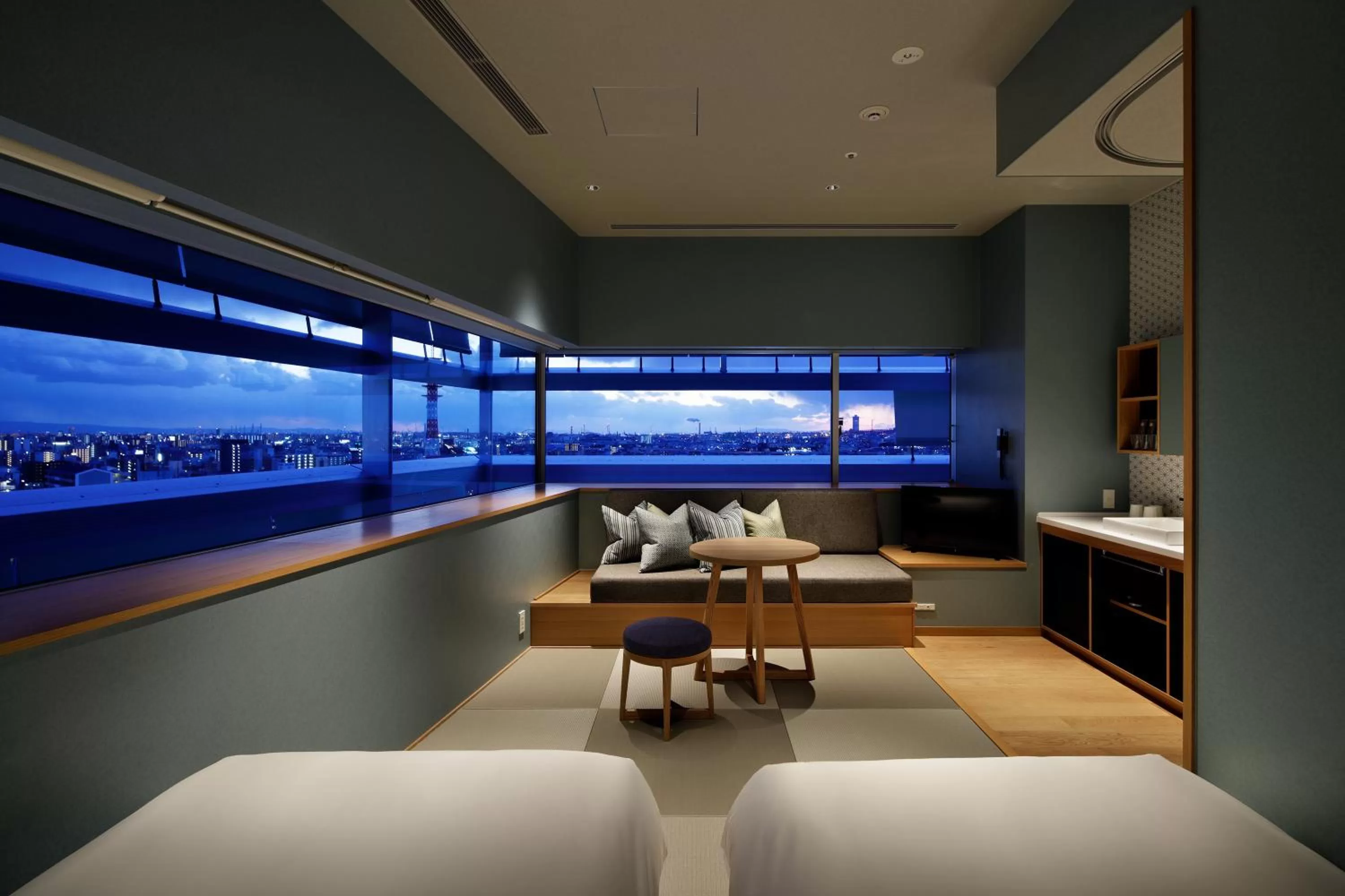 Corner Twin Room in OMO7 Osaka by Hoshino Resorts