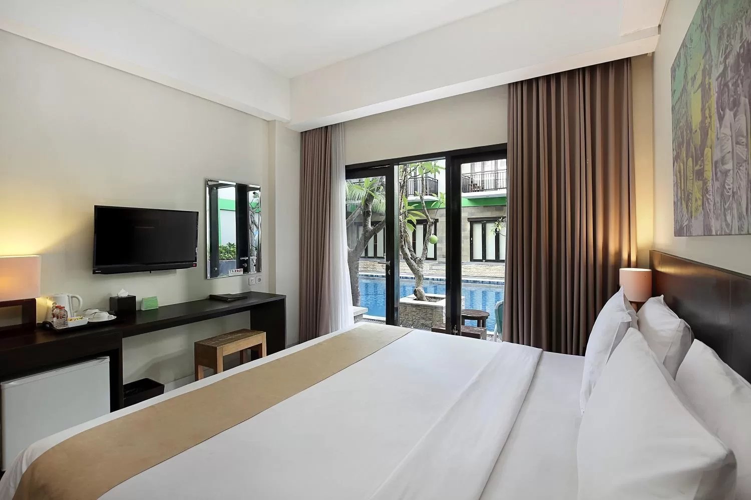 Deluxe Double Room Poolside  in Rofa Kuta Hotel - CHSE Certified