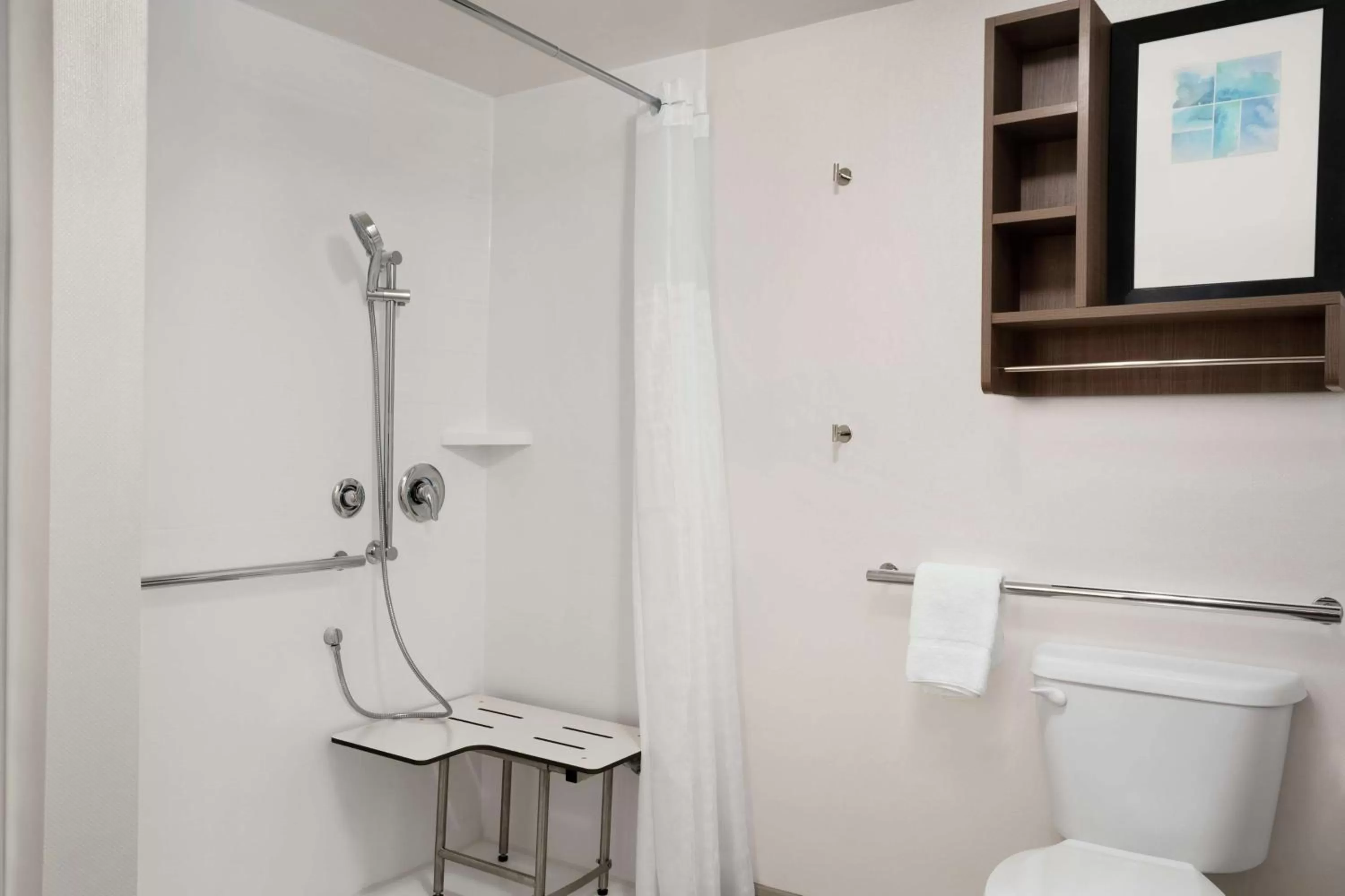 King Studio with Roll-In Shower - Disability Access/Non-Smoking in Homewood Suites By Hilton Florence