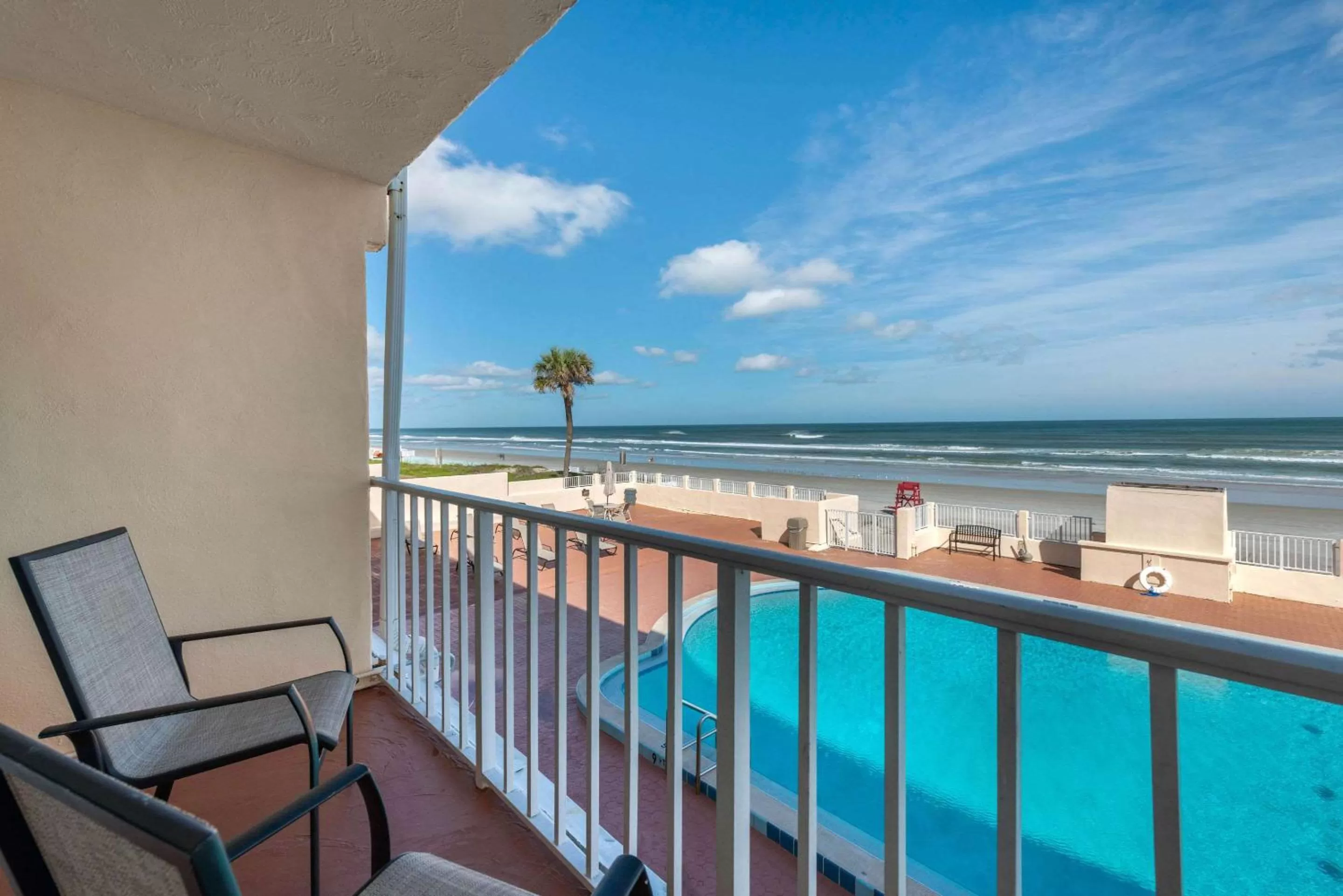 Double Room with Two Double Beds and Ocean View - Non-Smoking in Quality Inn Daytona Beach Oceanfront