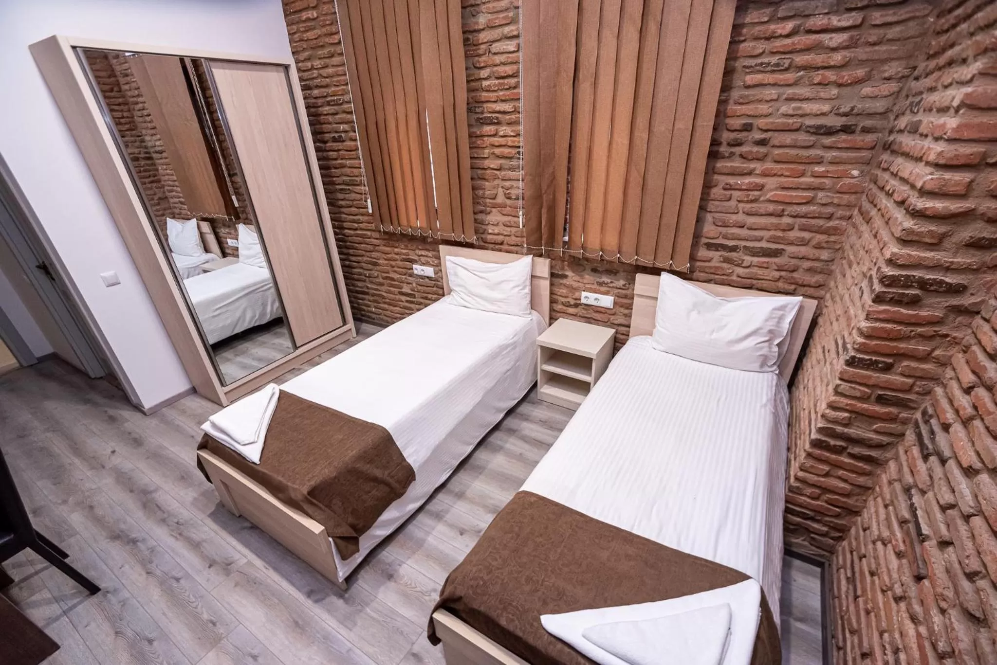 Budget Twin Room in Tiflis Hotel