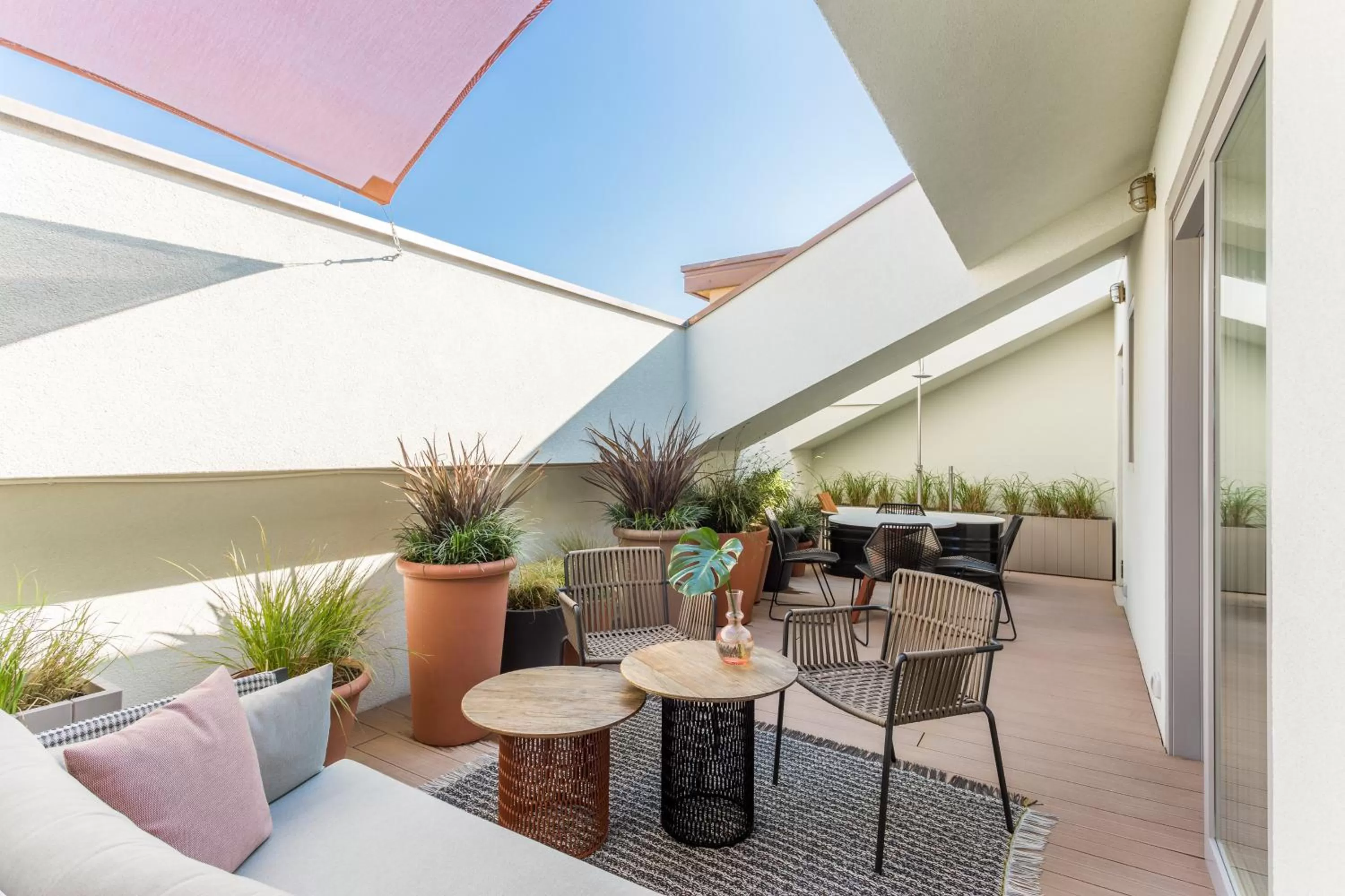 Deluxe Double Room with Terrace in Room Mate Collection Giulia, Milan