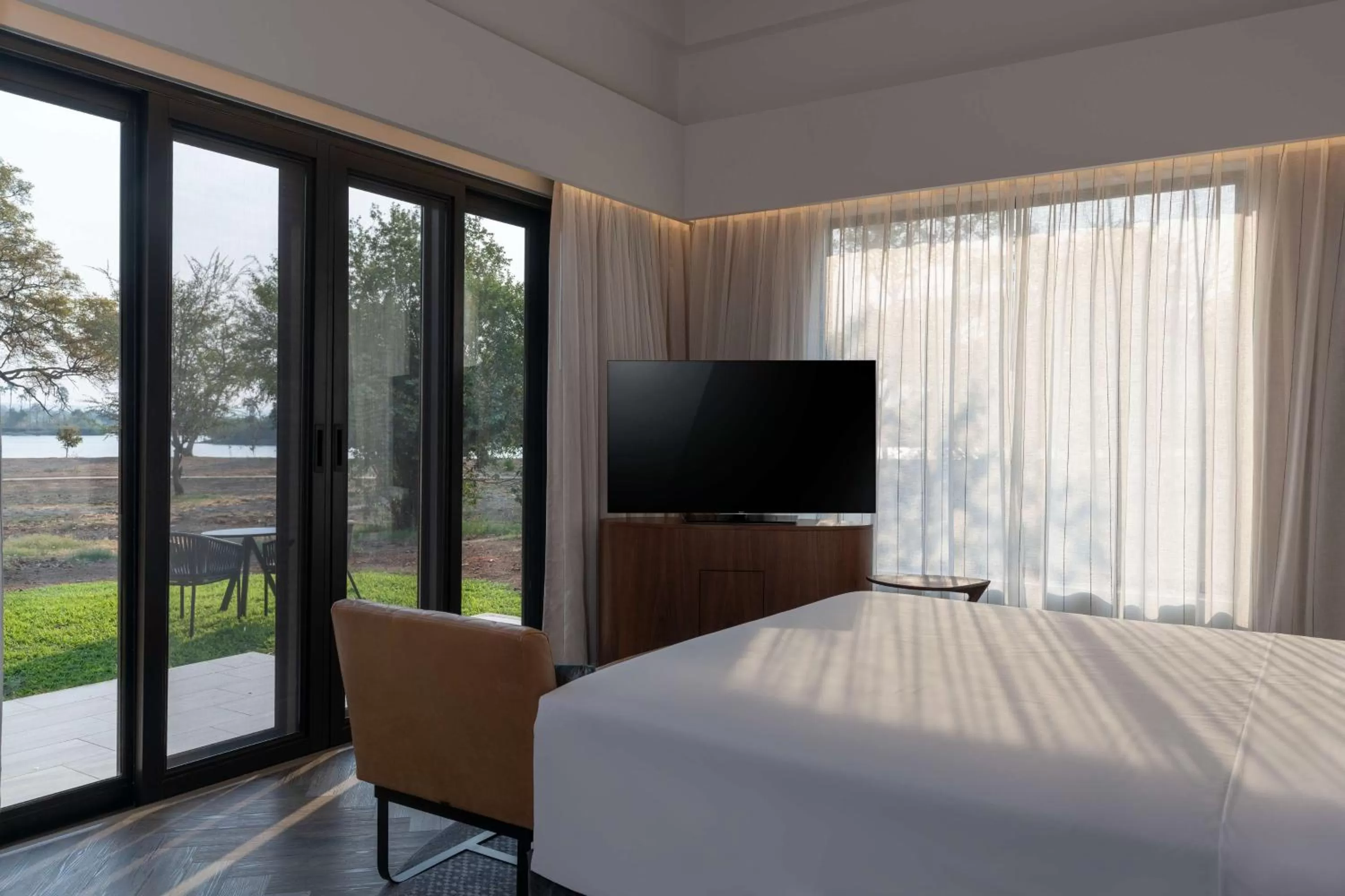 Two-Bedroom Presidential Villa with Zambezi River View and Terrace in Radisson Blu Mosi-oa-Tunya Livingstone Resort