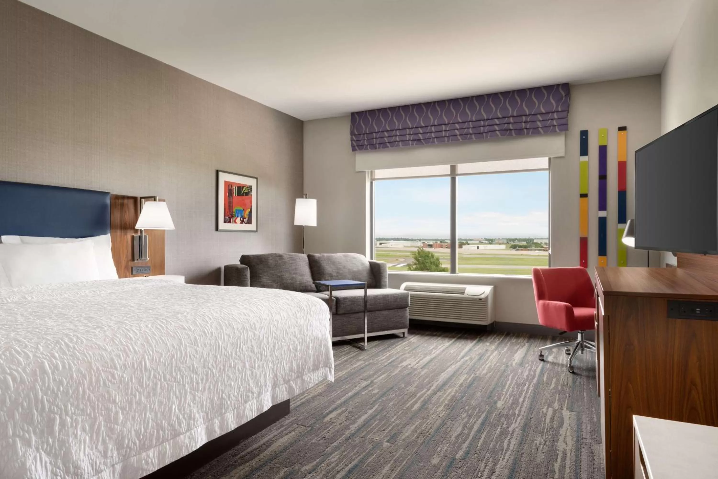King Room with Sofa Bed - Non-Smoking in Hampton Inn & Suites Norman-Conference Center Area, Ok