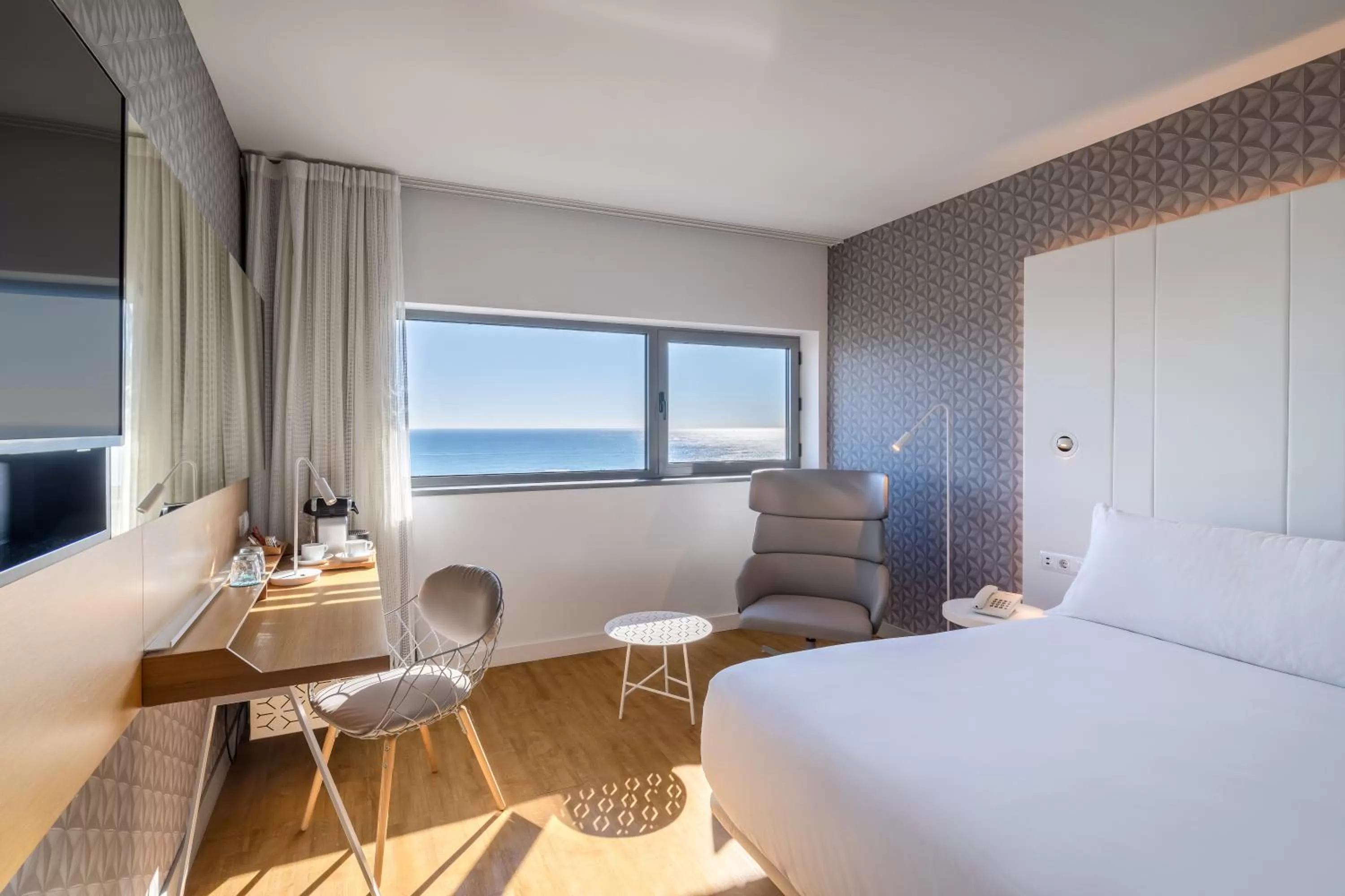 Deluxe Double Room with Sea View in Occidental Atenea Mar - Adults Only