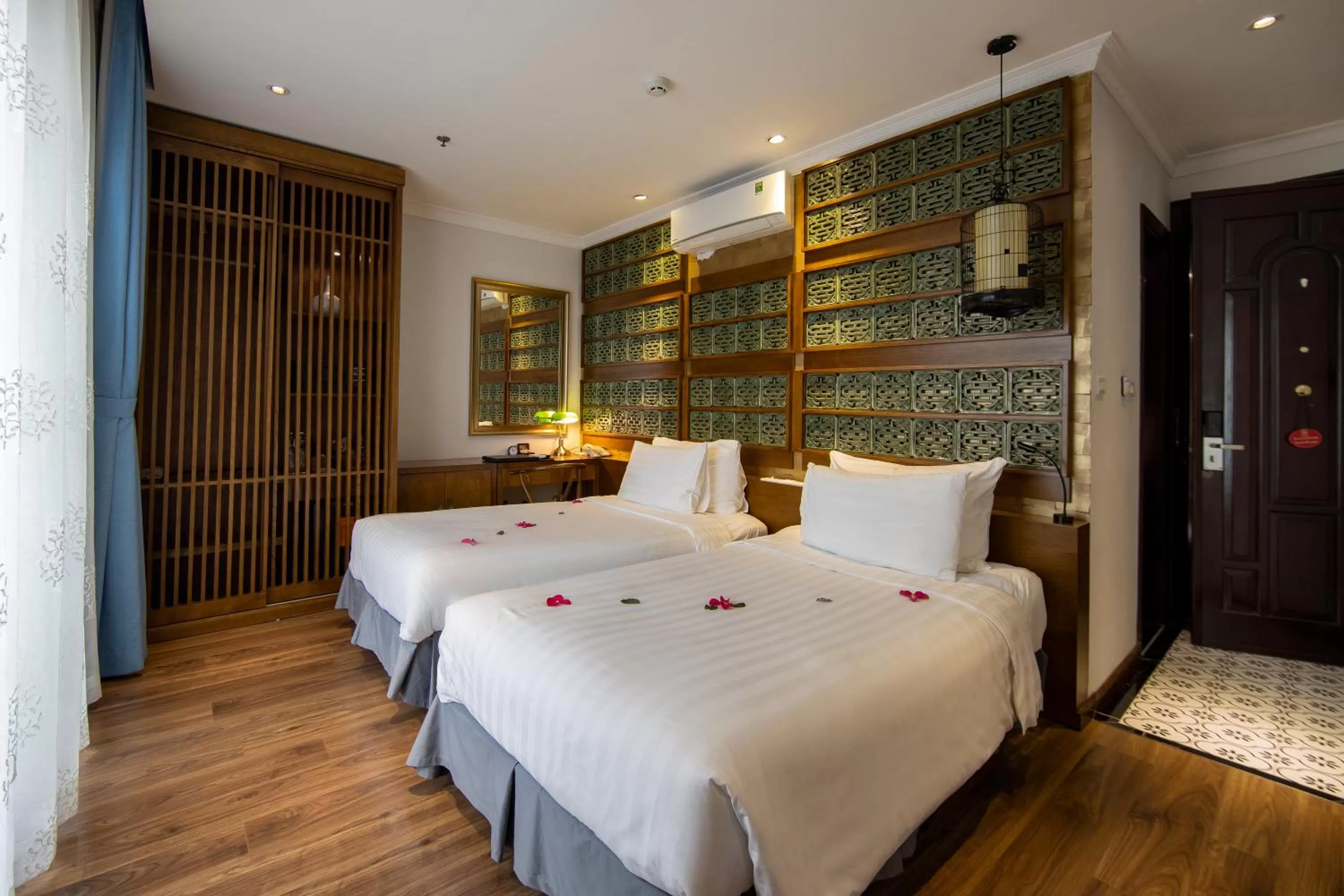 Deluxe Double or Twin Room with City View in Hanoi Media Hotel & Spa