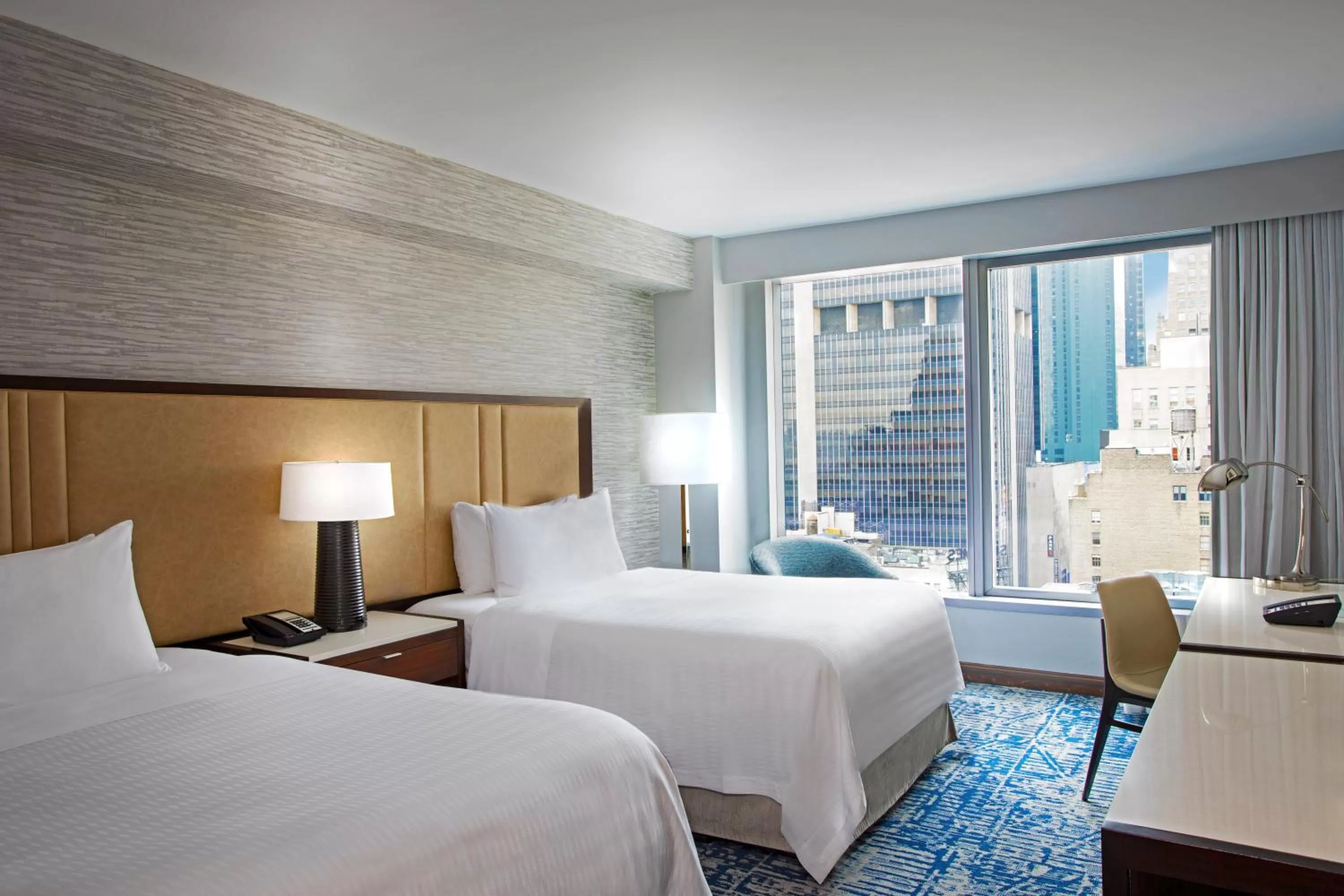 Double Room with Two Double Beds and Midtown View - Mobility Access in InterContinental New York Times Square by IHG