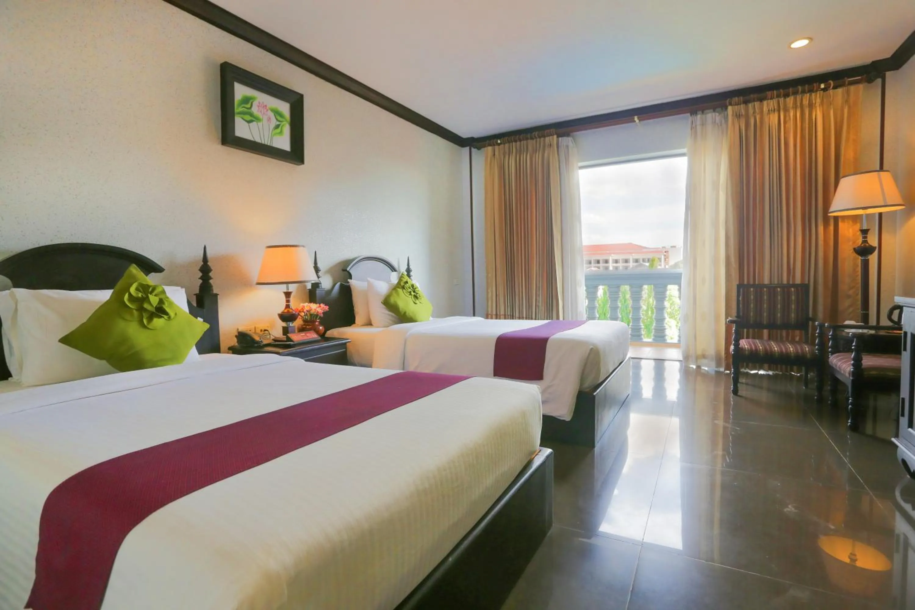 Deluxe Twin Room in Lucky Angkor Hotel & Spa