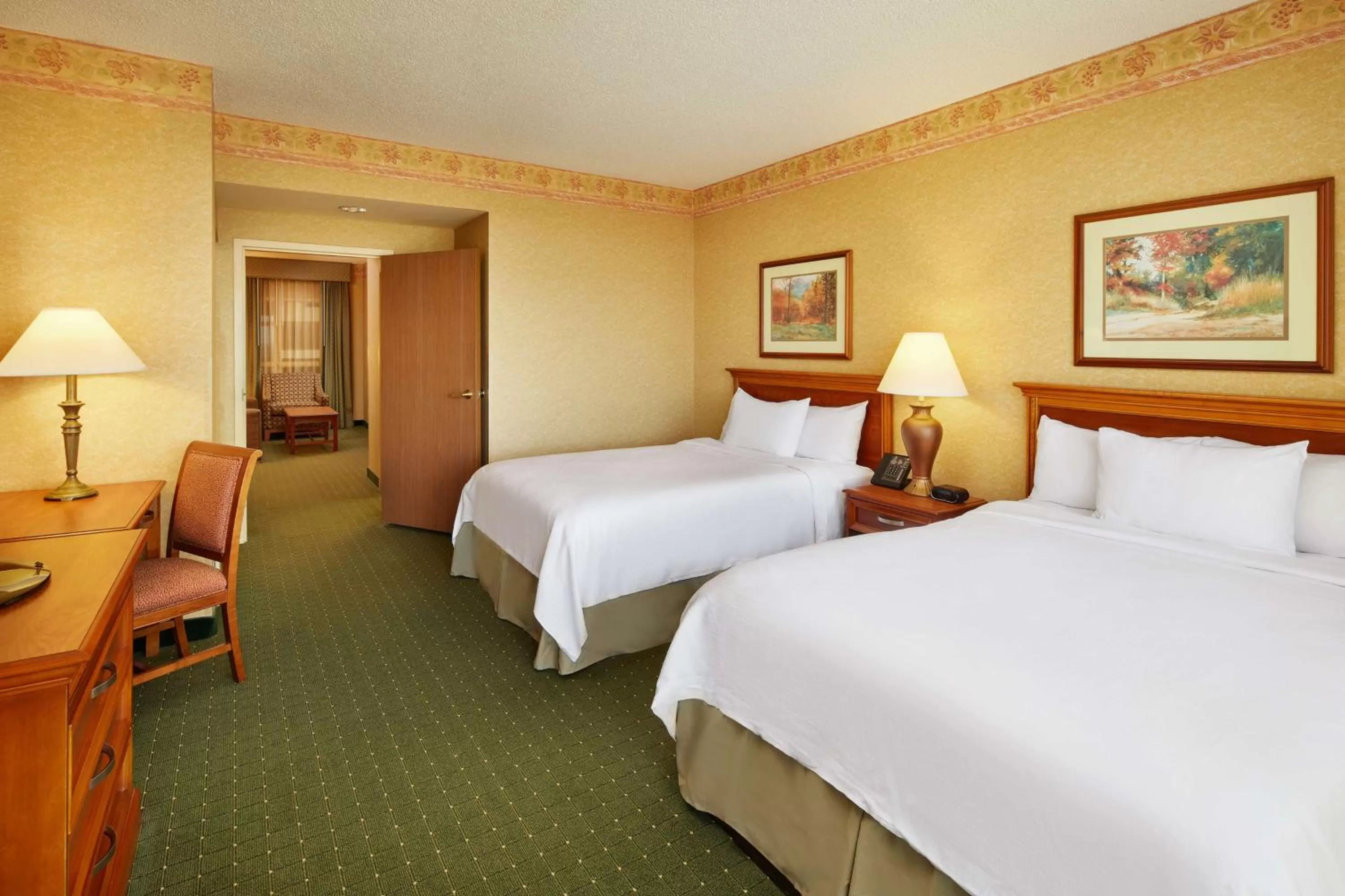 Premium Corner Suite with Two Double Beds - Non-Smoking in Embassy Suites North Charleston Airport Hotel Convention