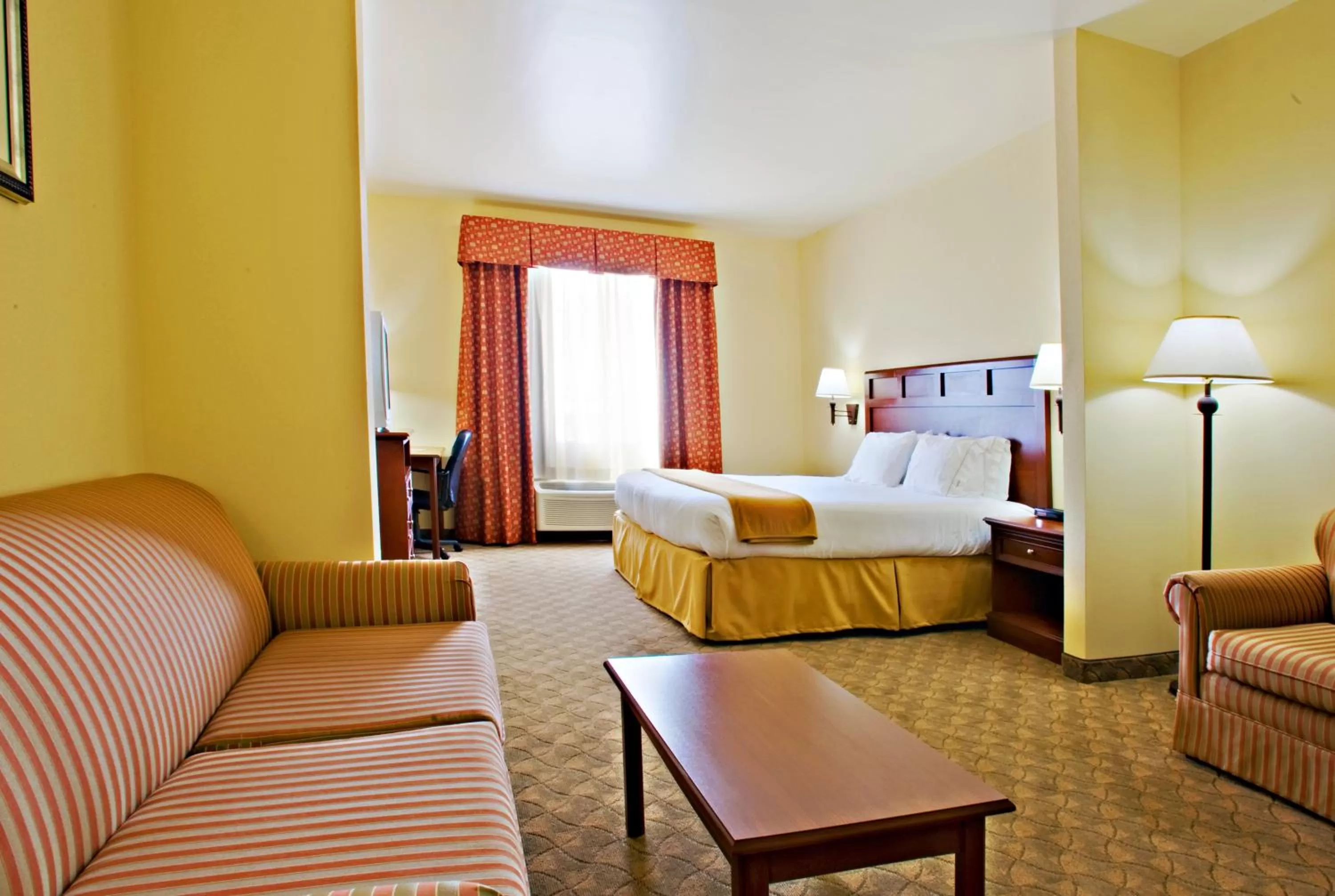 King Studio Suite - Mobility Access with Roll-in Shower in Holiday Inn Express Hotel & Suites Levelland by IHG