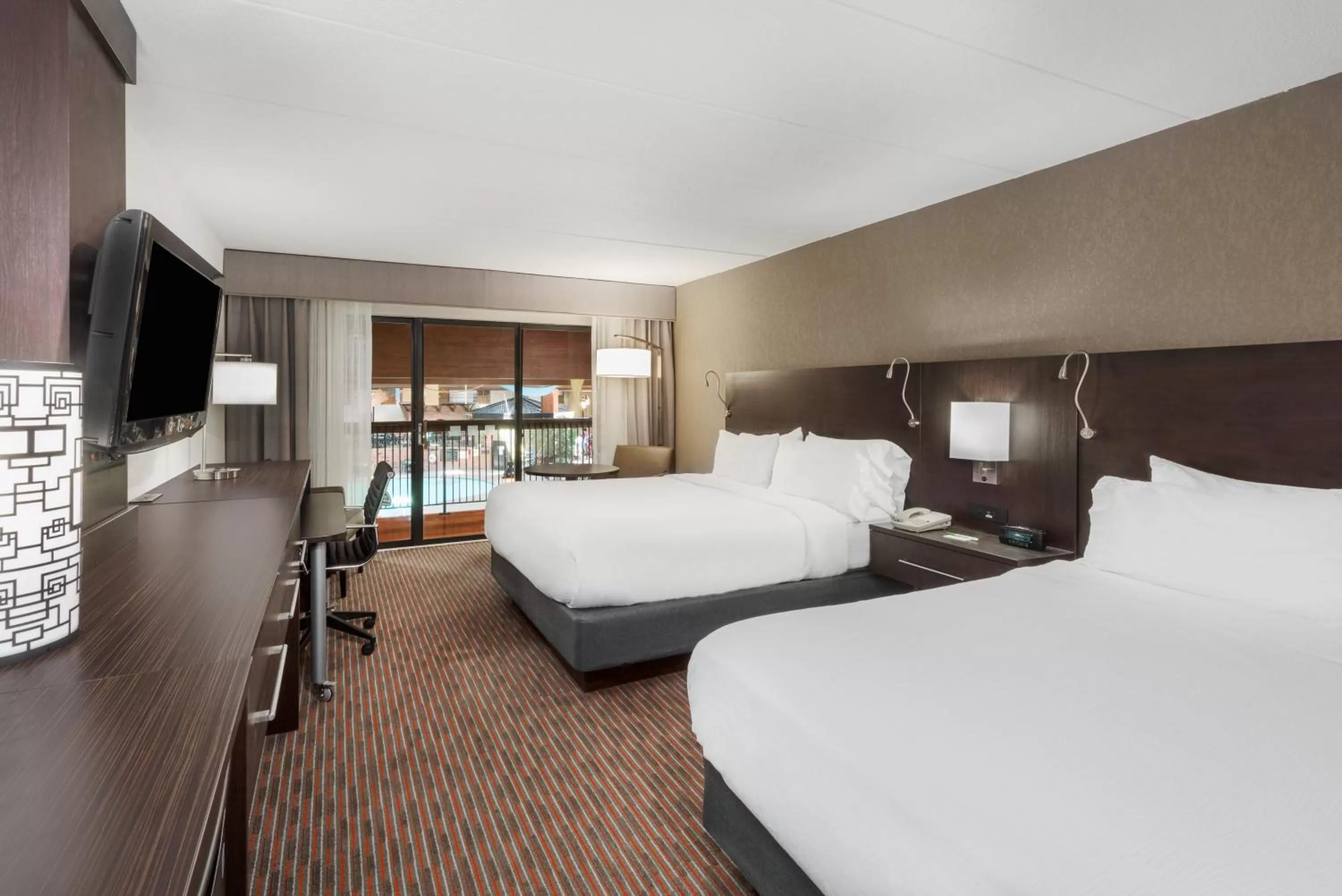 Queen Room with Two Queen Beds - Pool Side in Holiday Inn At Six Flags Saint Louis by IHG