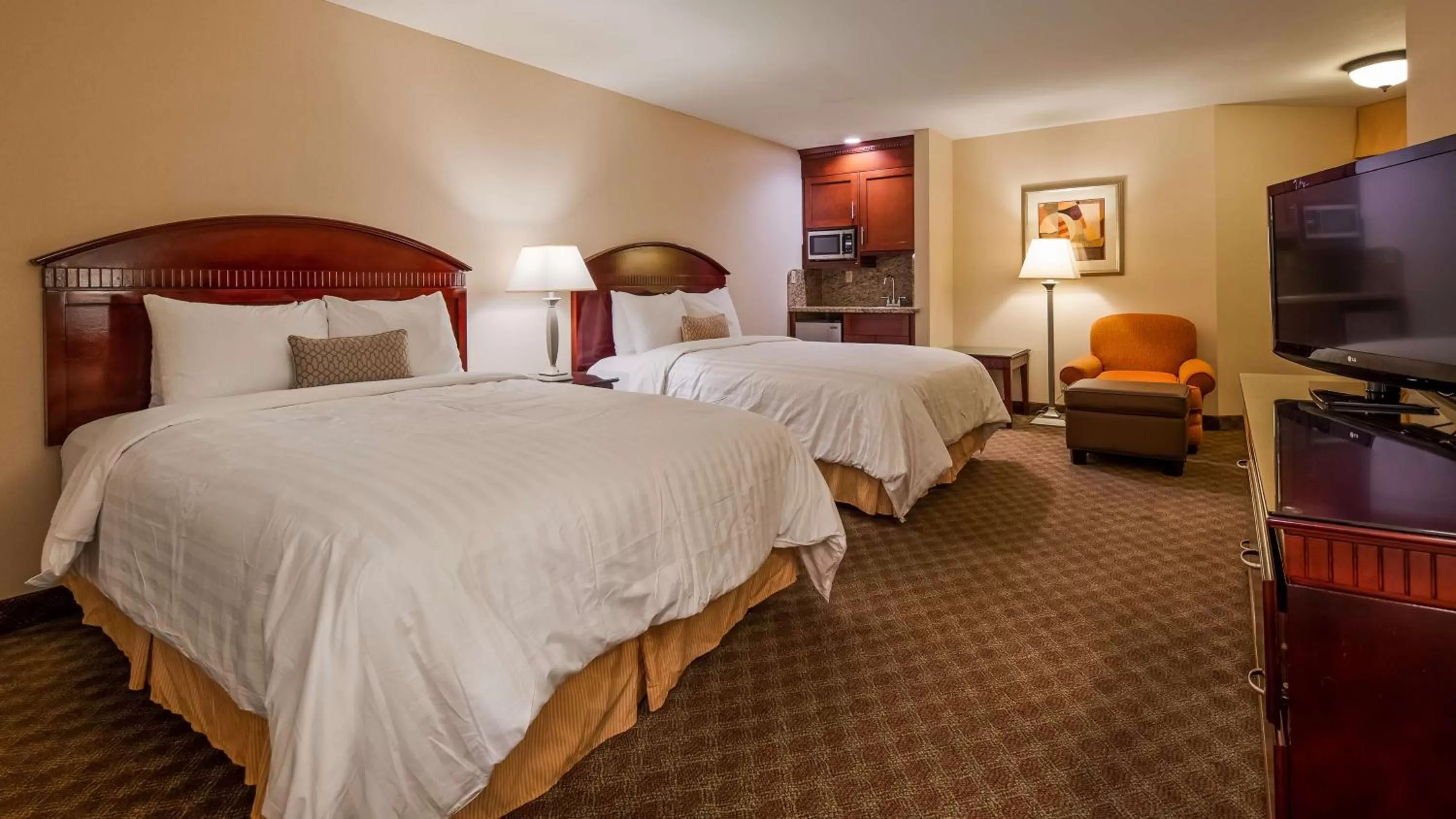 Deluxe Queen Room with Two Queen Beds - Non-Smoking in Best Western Plus West Covina Inn