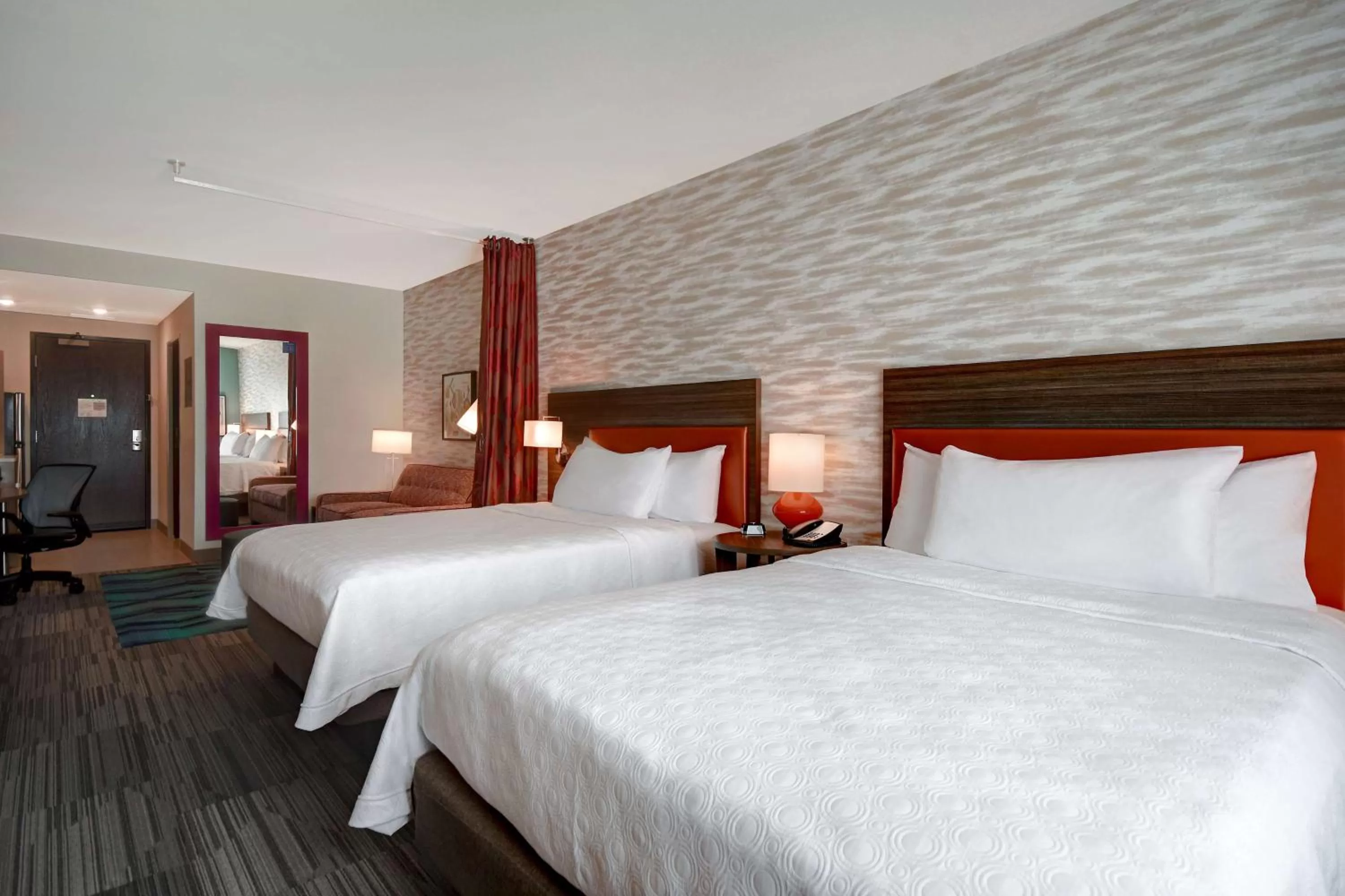 Studio Suite with Two Queen Beds - Hearing Access/Non-Smoking in Home2 Suites By Hilton Kalamazoo Downtown, Mi