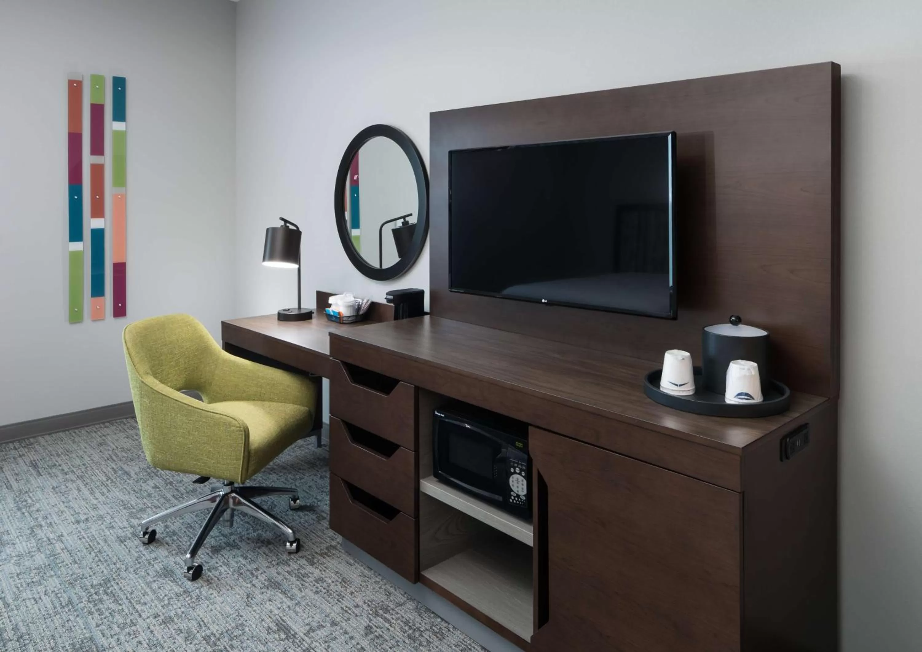 Queen Room with Two Queen Beds - Non-Smoking in Hampton Inn & Suites Cape Canaveral Cruise Port, Fl