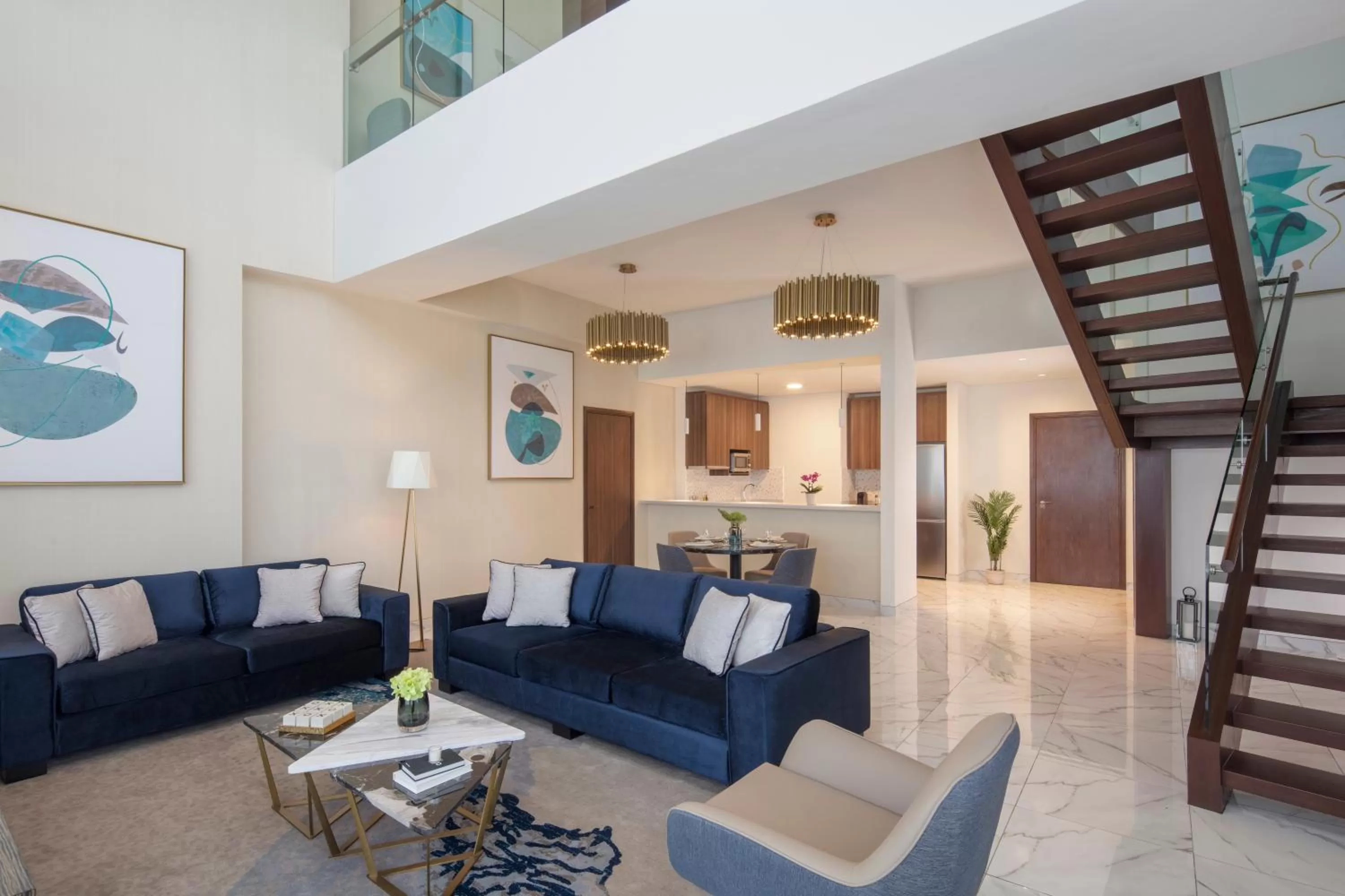Superior One Bedroom Duplex Apartment - Club Lounge Access, Drinks Included  in Avani Plus Palm View Dubai Hotel & Suites