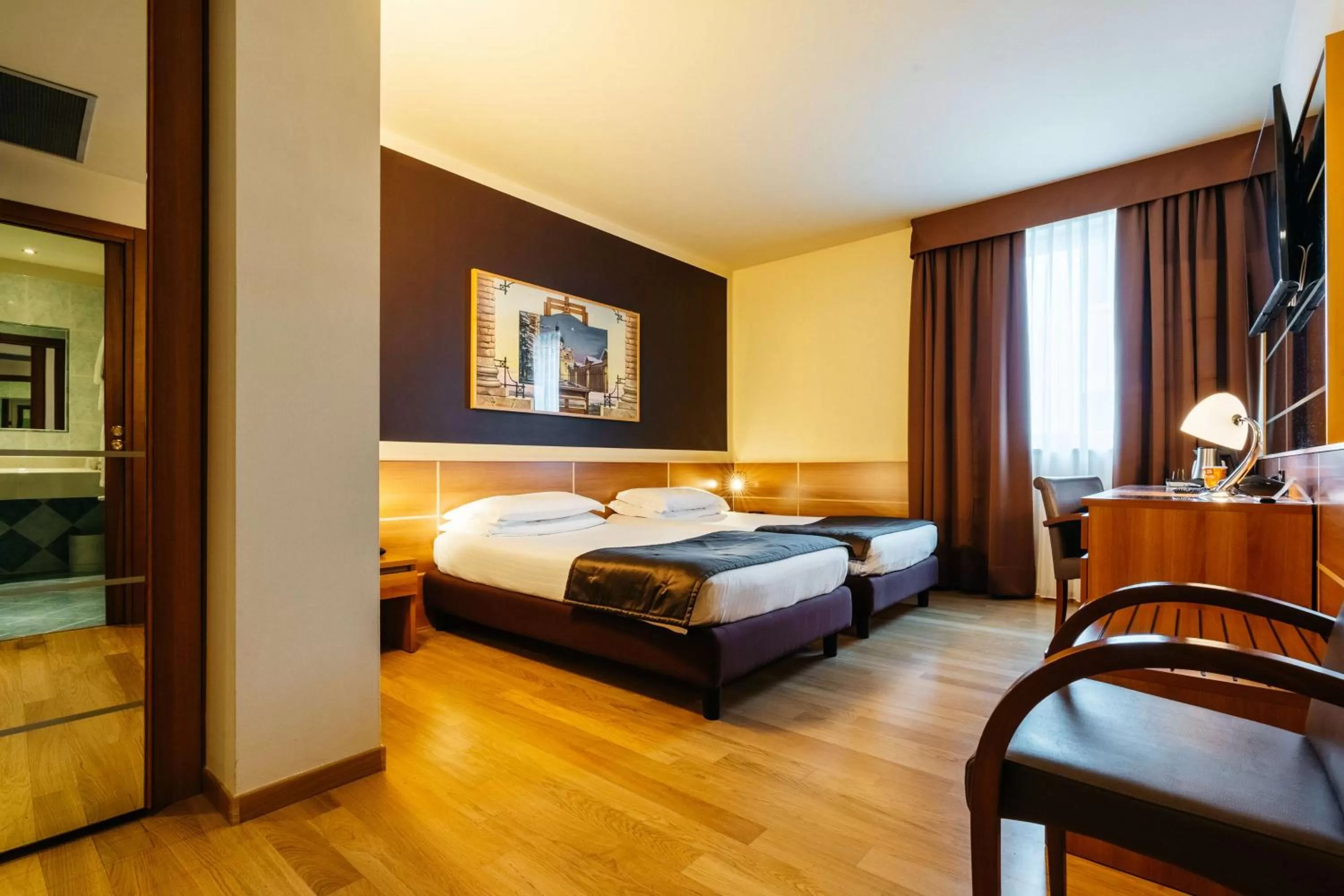 Superior Twin Room in Best Western Hotel Tre Torri