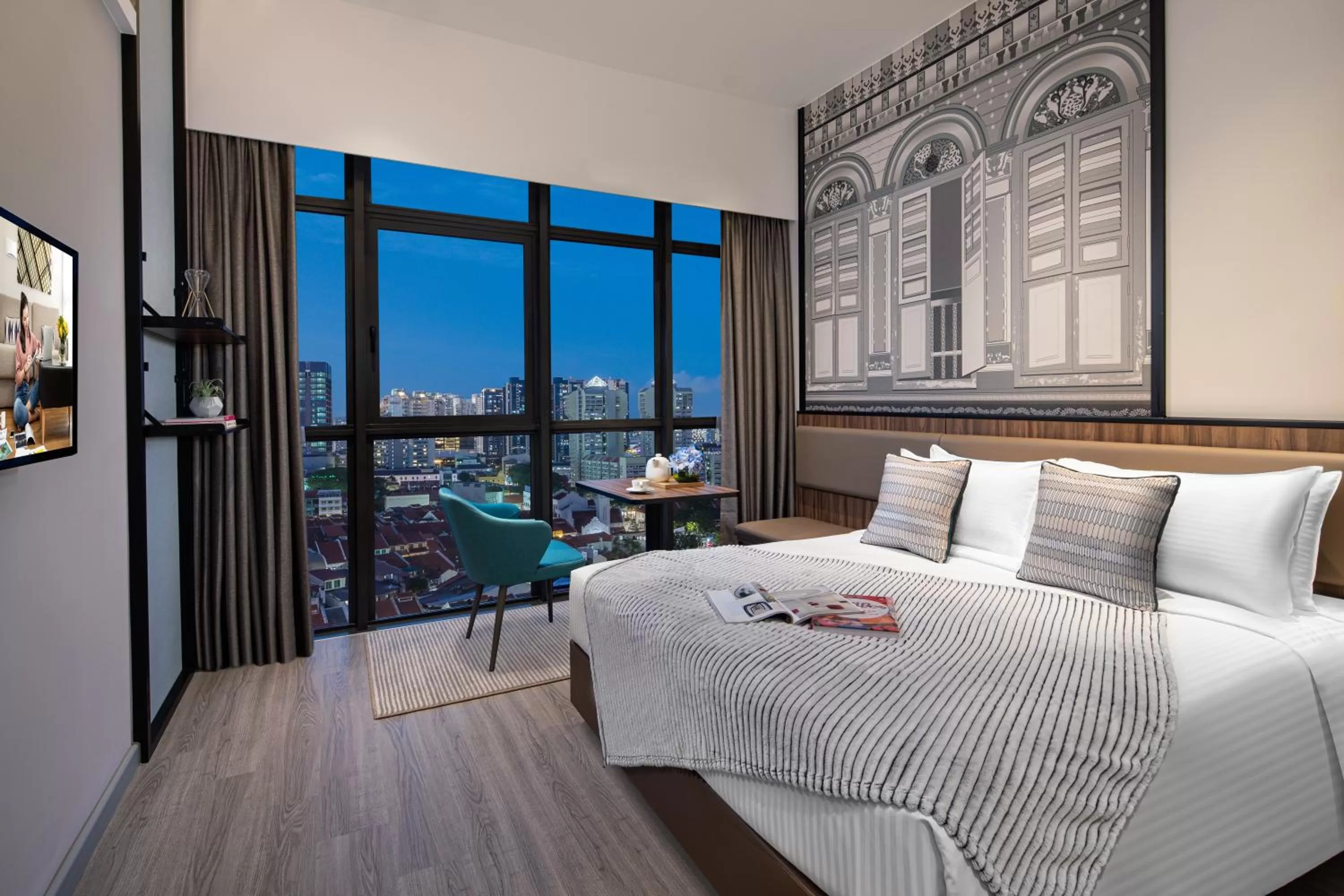 Studio Executive, 1 Queen Bed in Citadines Rochor Singapore