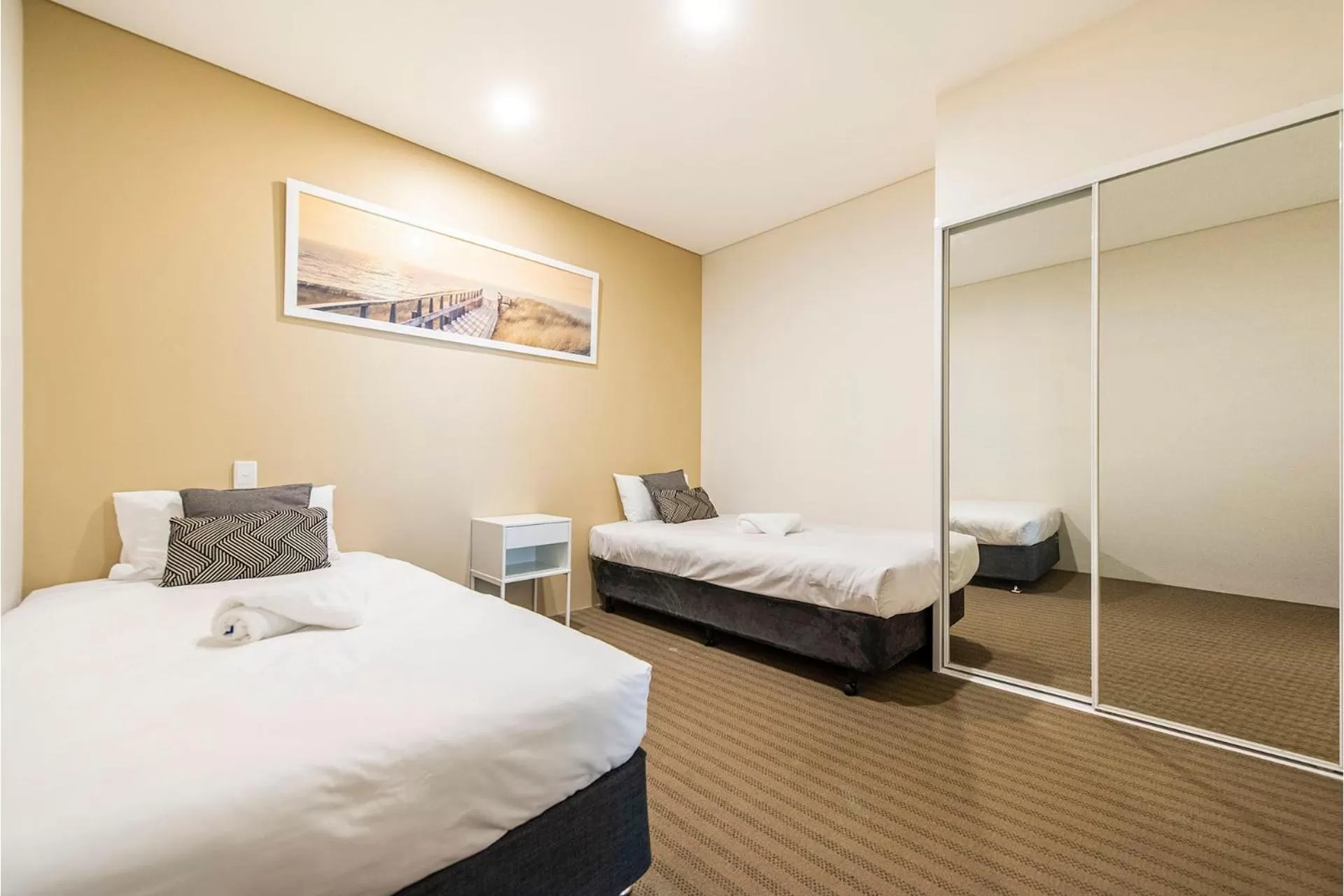 Bedroom, Bed in All Suites Perth