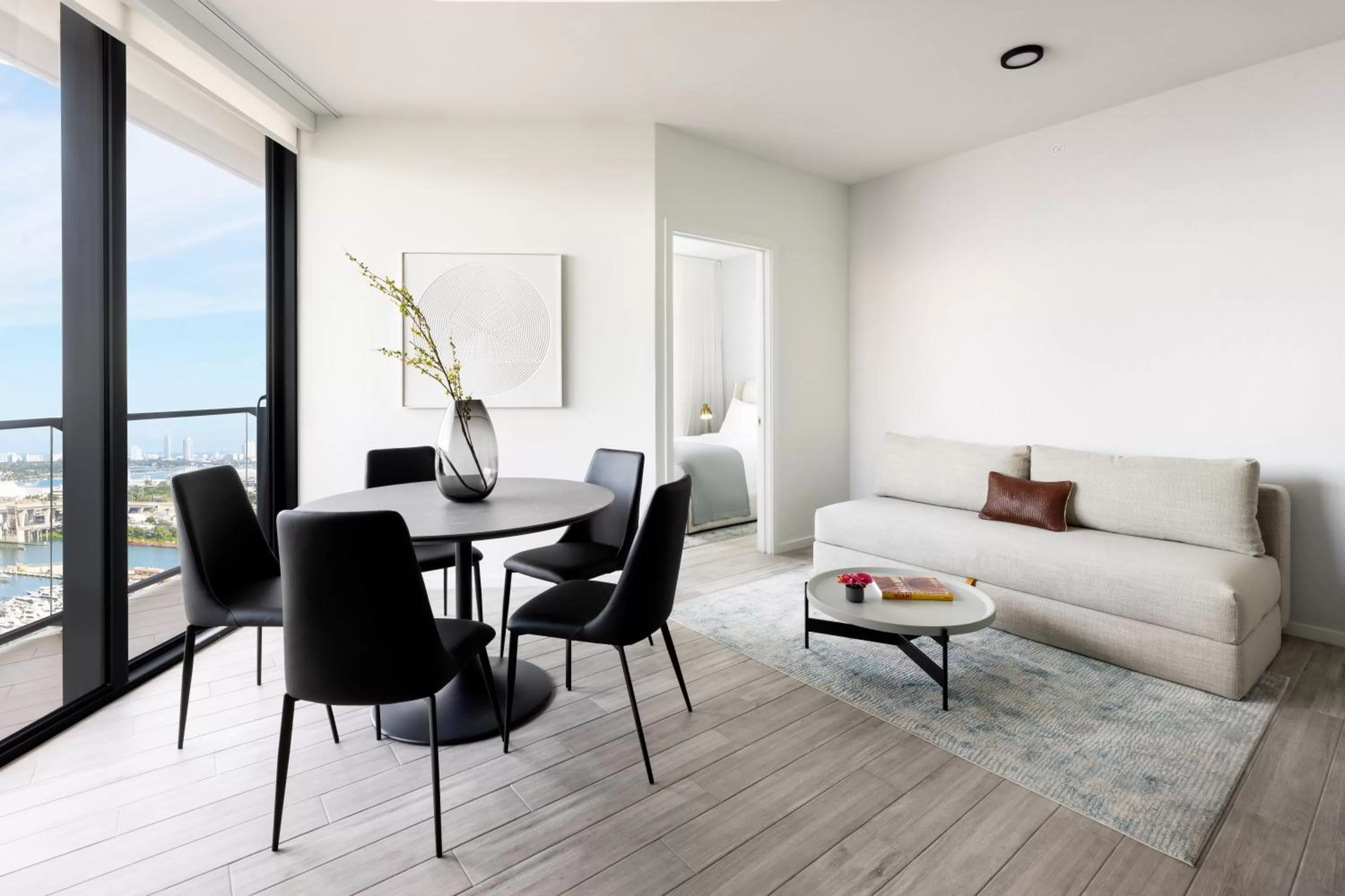 Bay View Two Bedroom Suite with King/Queen in The Elser Hotel Miami - An All-Suite Hotel