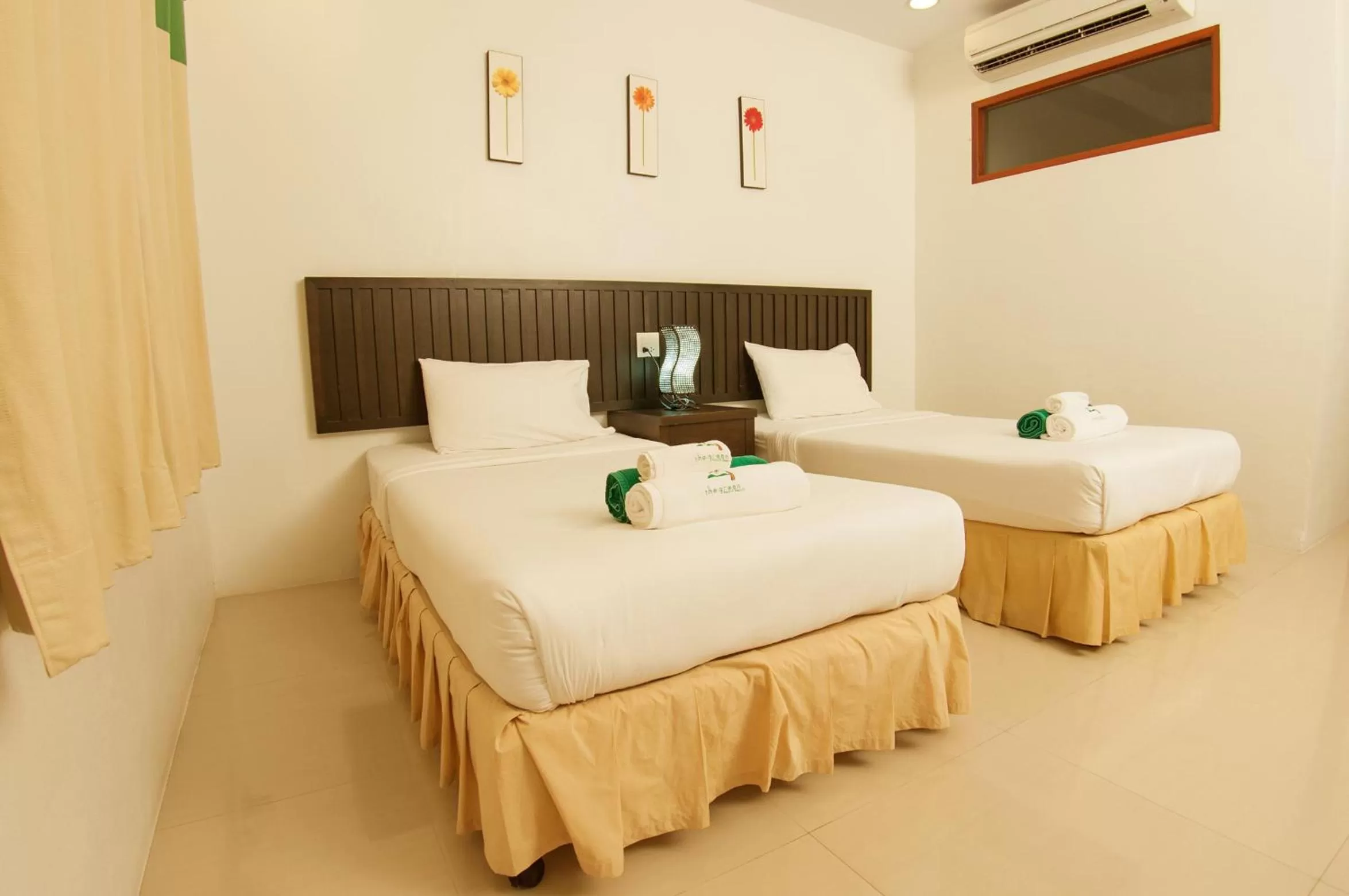 Superior Twin Room with Pool View in The Green Beach Resort