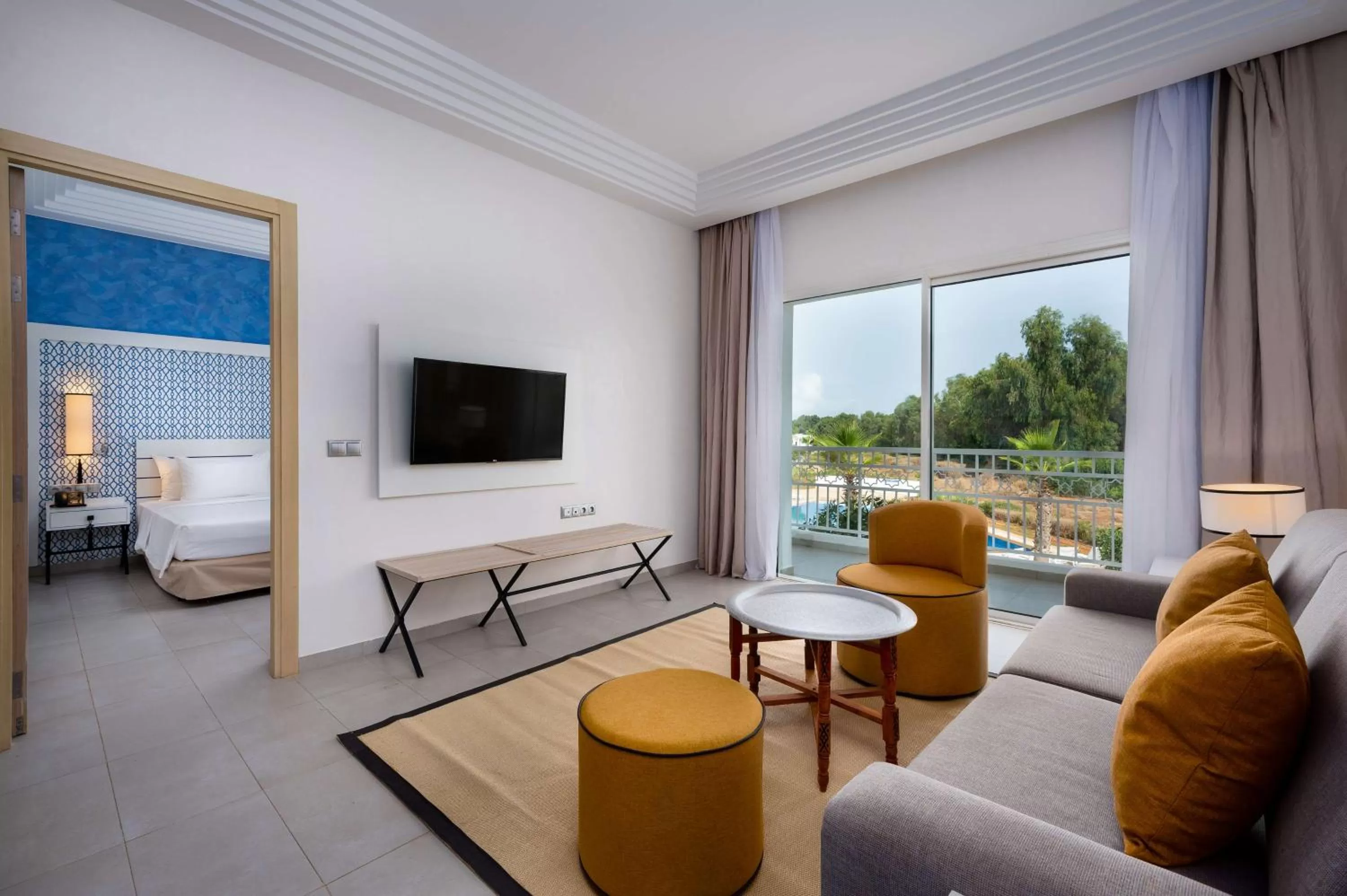 Family Suite with Golf View and Balcony in Radisson Blu Resort, Saidia Garden