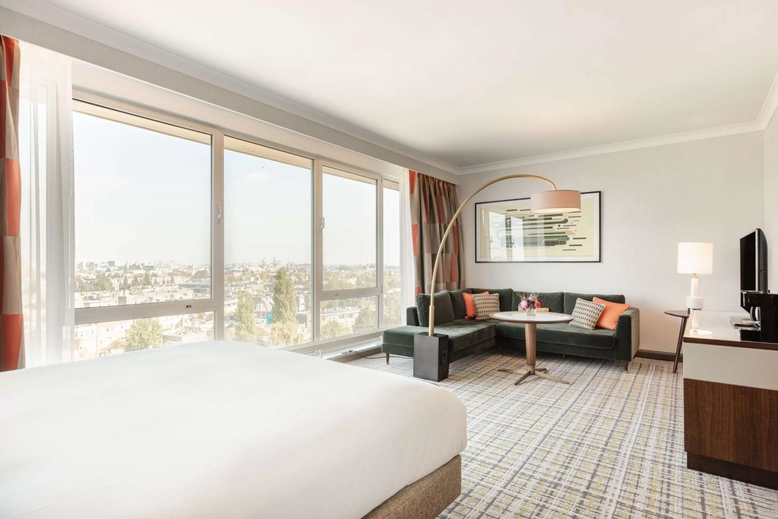 King Junior Suite Canal View High Floor in Hilton Amsterdam