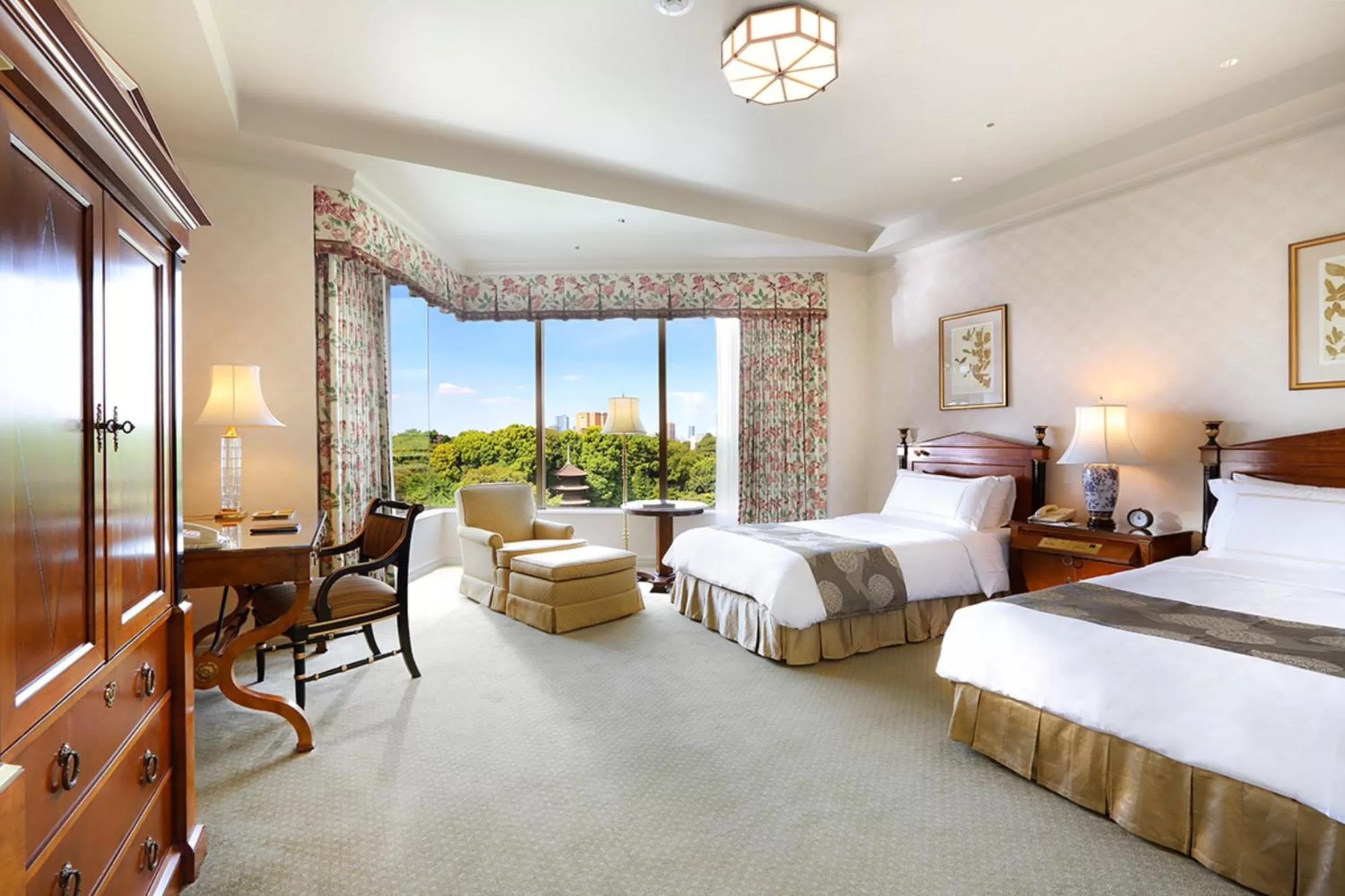 Superior Twin Room with Garden View and Spa Access - single occupancy in Hotel Chinzanso Tokyo