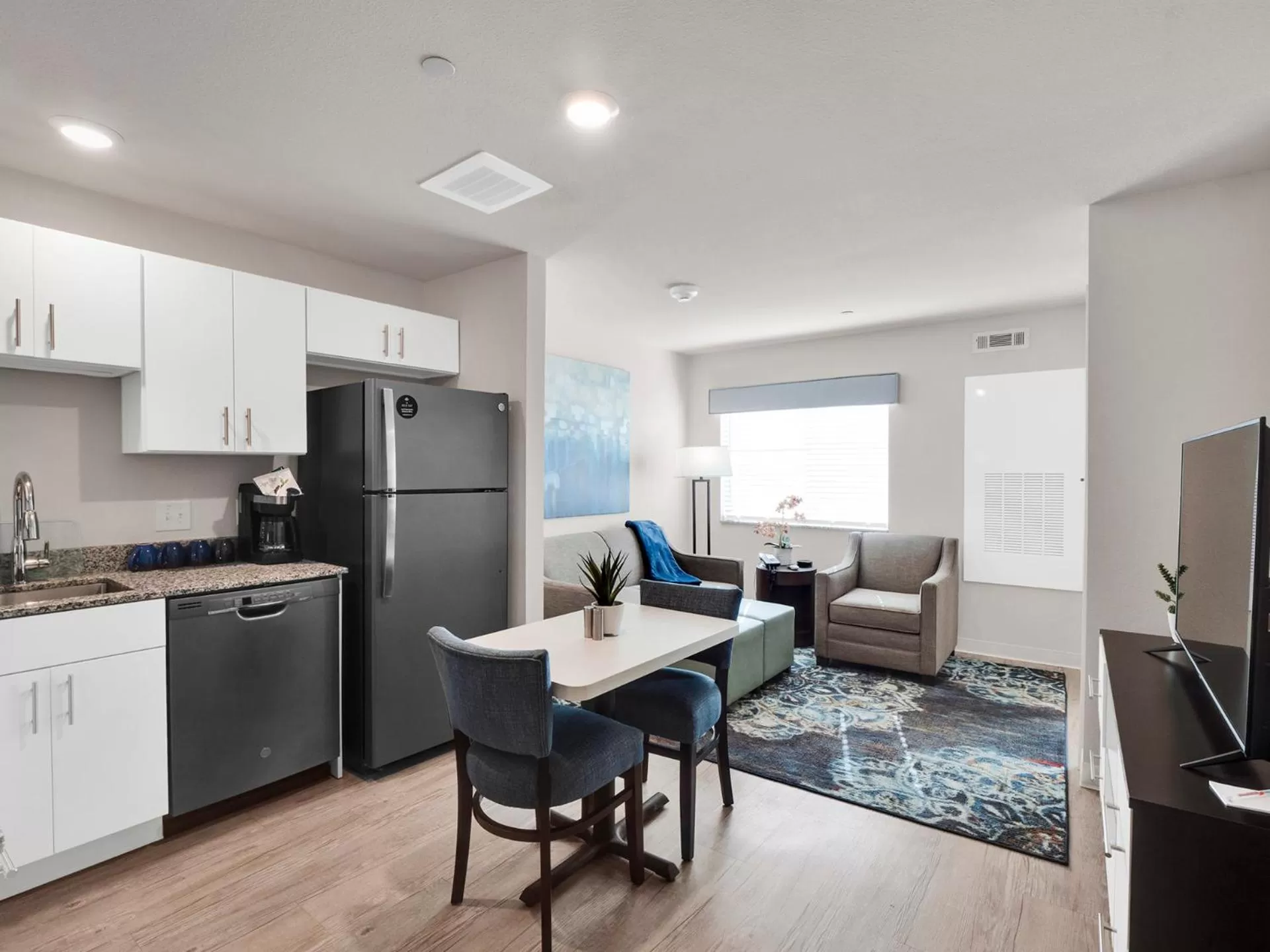 One Bedroom Suite with Full Kitchen in WaterWalk Extended Stay Raleigh Durham Research Triangle