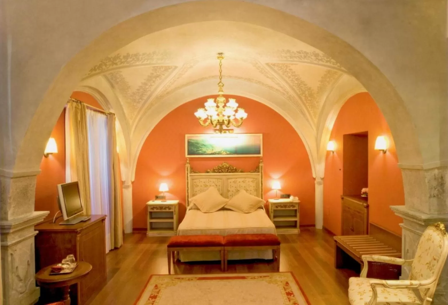 Deluxe Double Room with Sea View in Hotel Palacio de la Magdalena