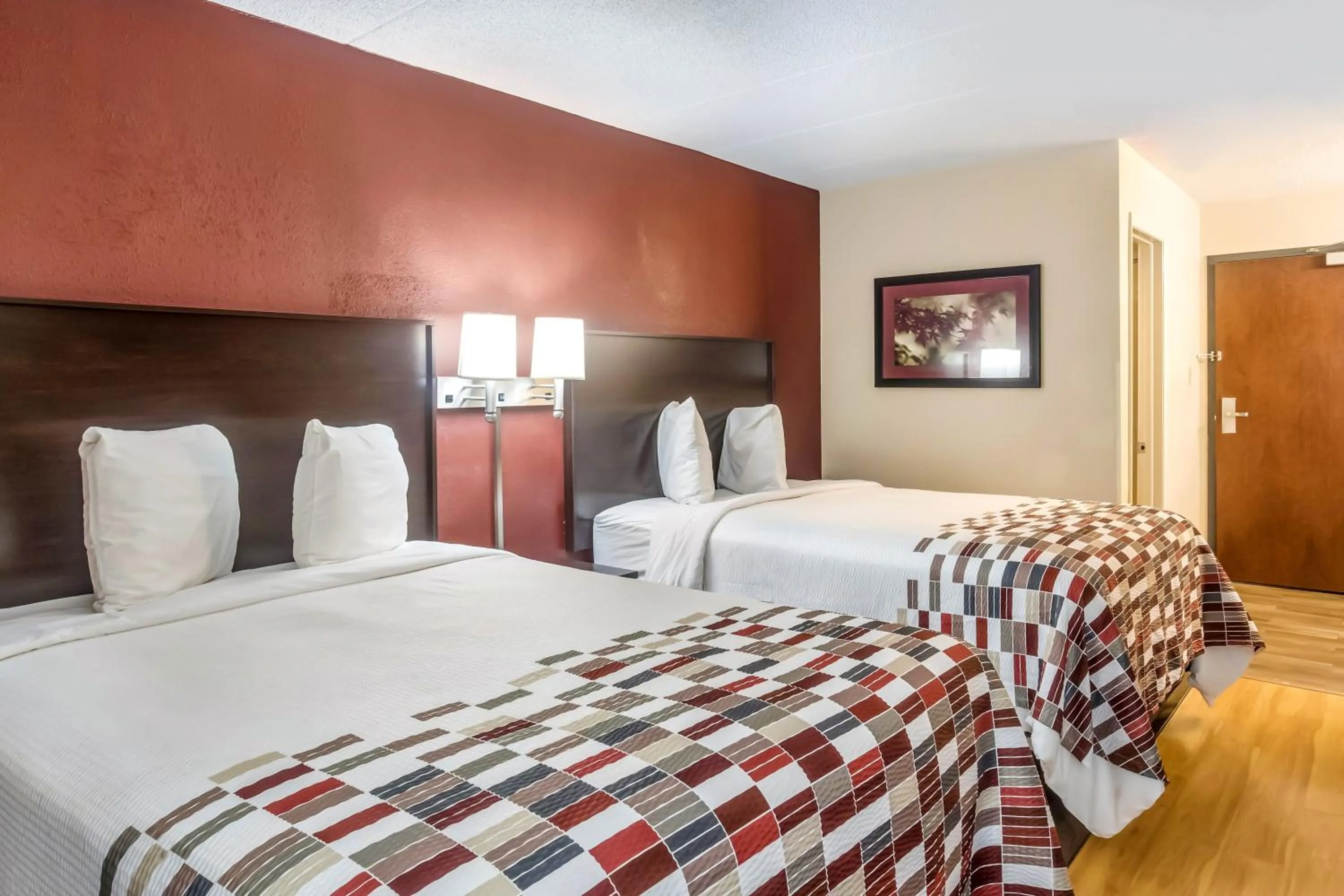 Deluxe Room with Two Double Beds Non-Smoking in Red Roof Inn Chicago-Alsip