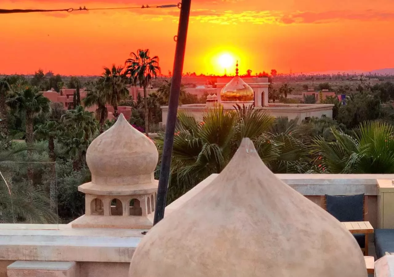 Bird's eye view in Palais Namaskar
