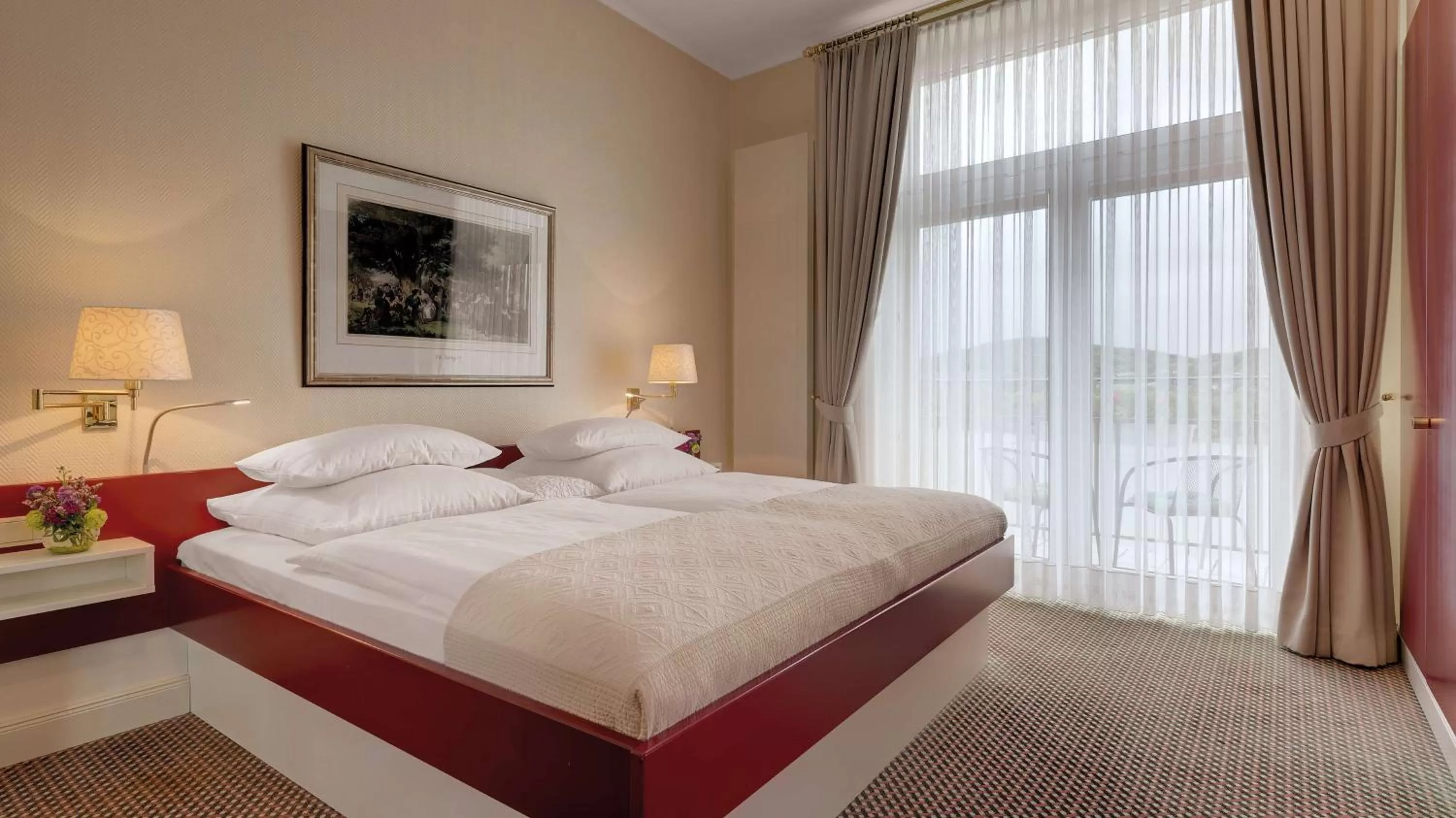 Junior Suite with Balcony in Rheinhotel Dreesen