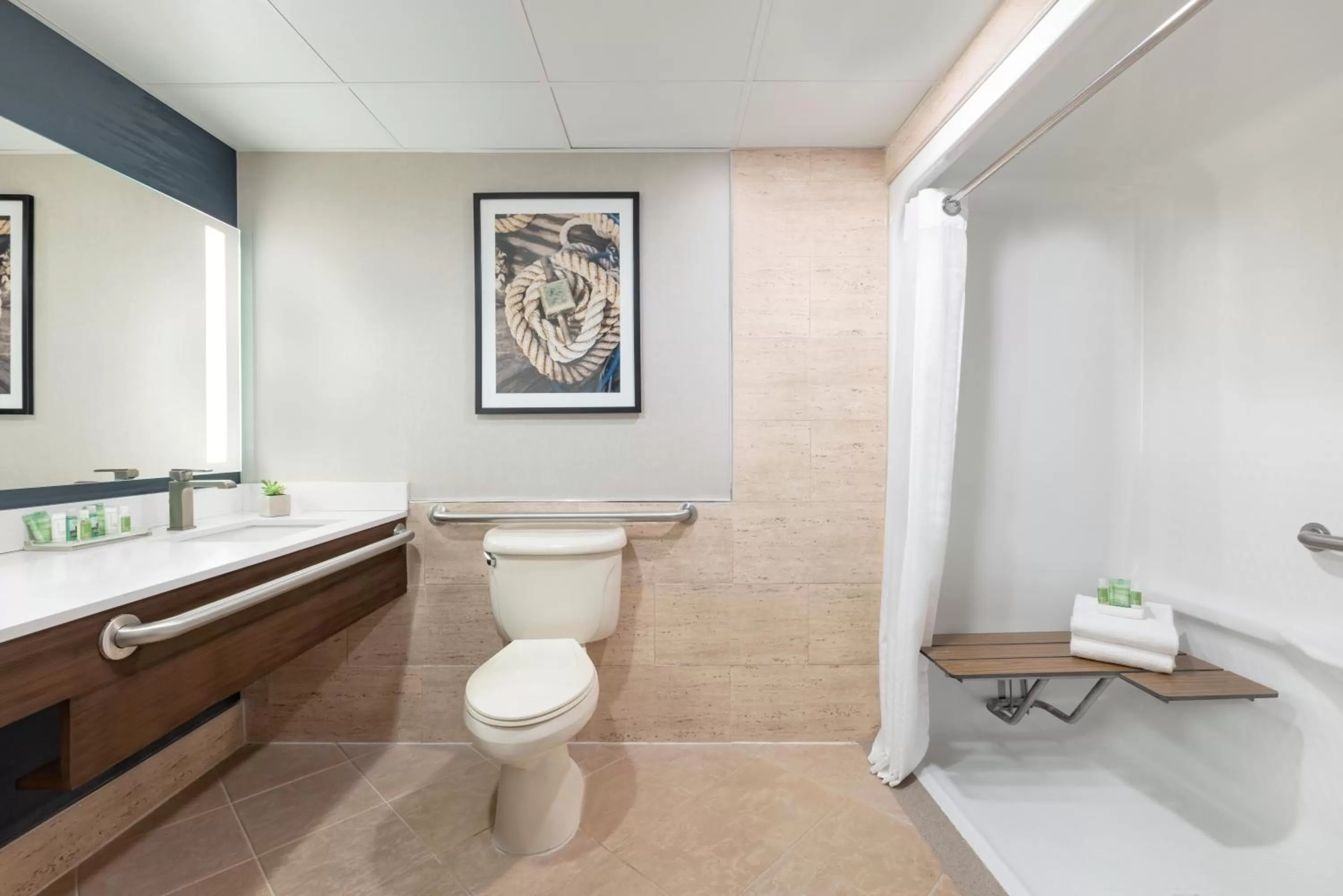 Queen Room with Accessible Roll-in Shower - Nonsmoking in Holiday Inn & Suites Ocean City by IHG