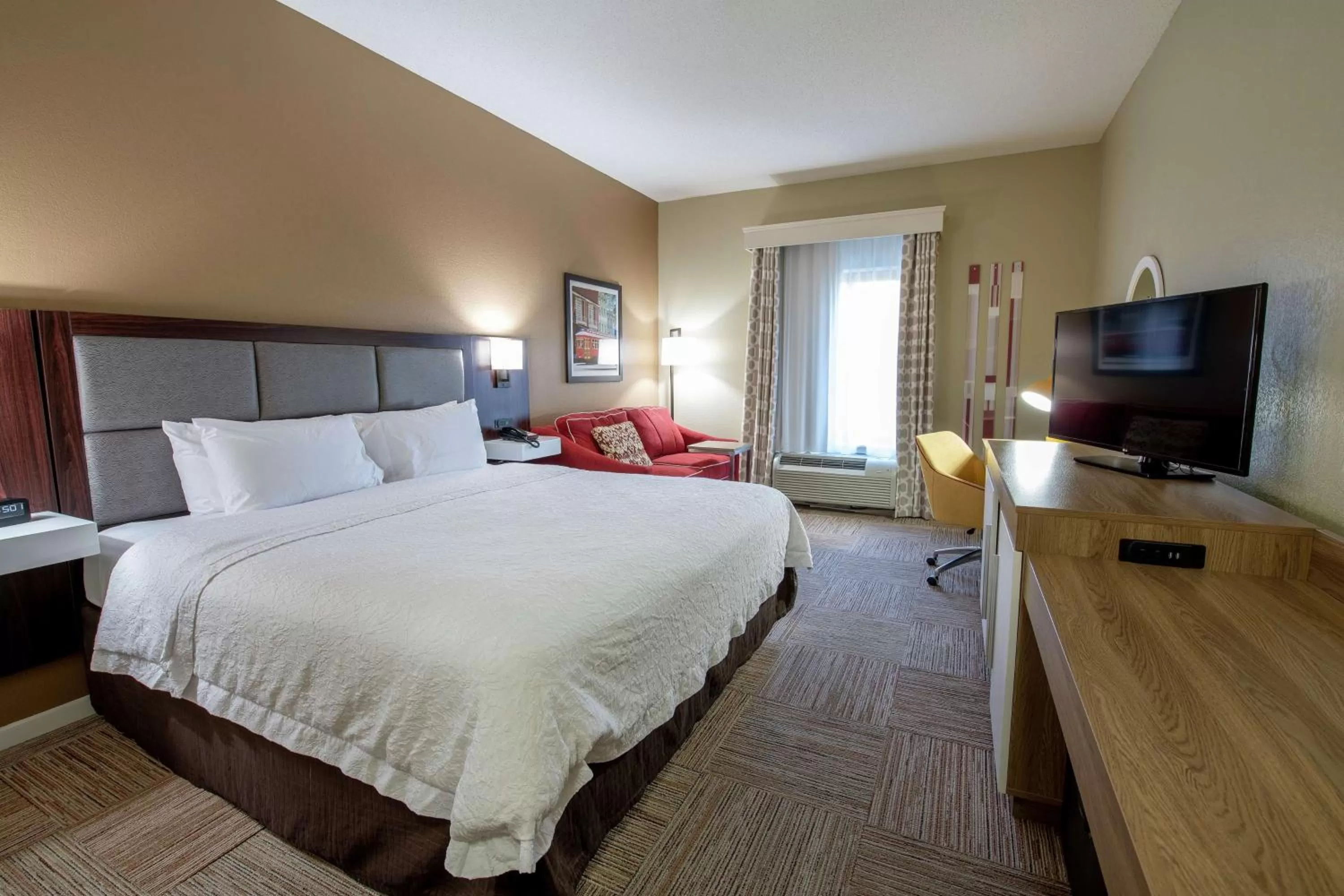 Deluxe King Room - Non-Smoking in Hampton Inn and Suites Lafayette