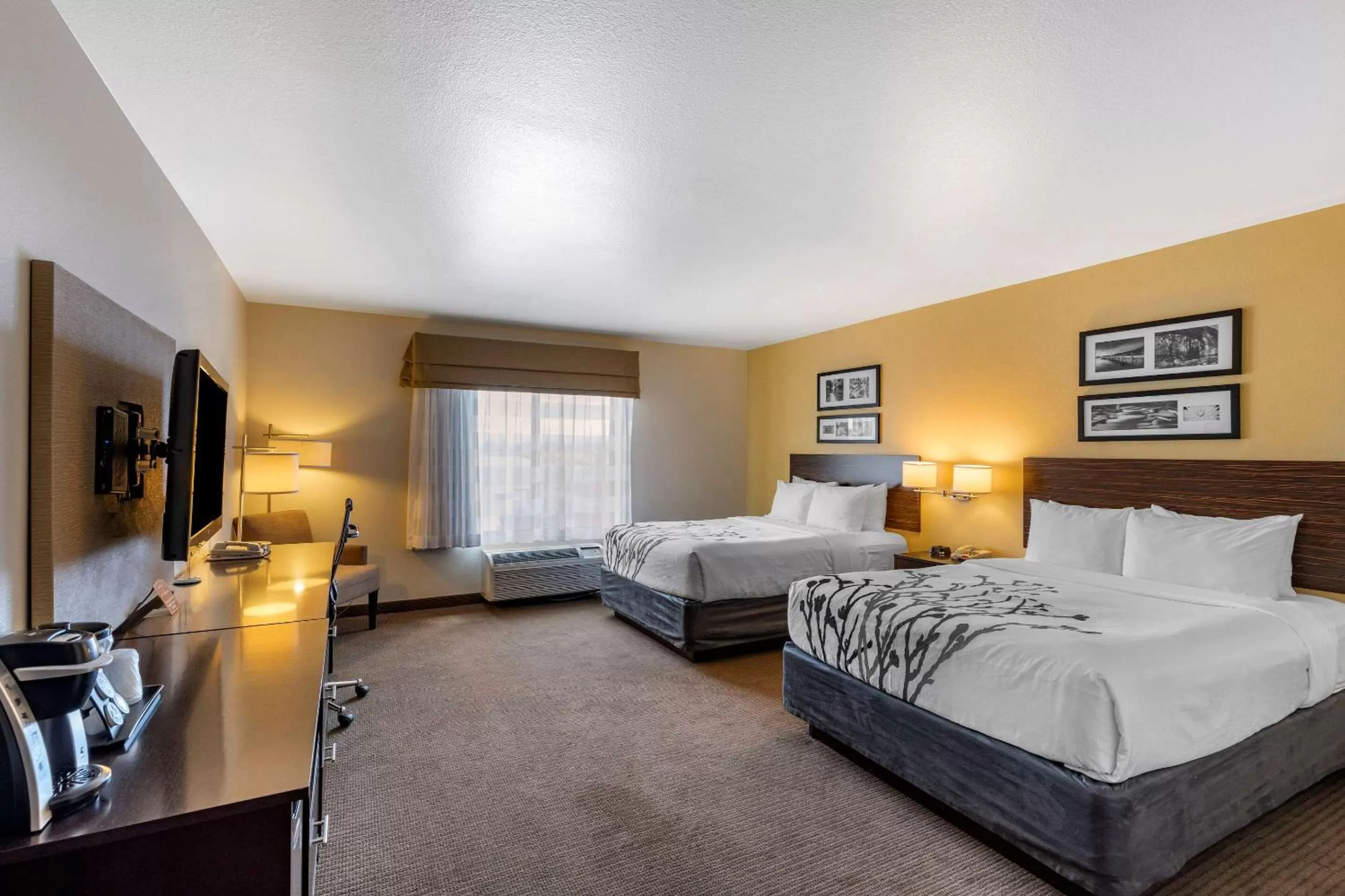 Queen Room with Two Queen Beds - Non-Smoking in Sleep Inn & Suites Miles City I-94