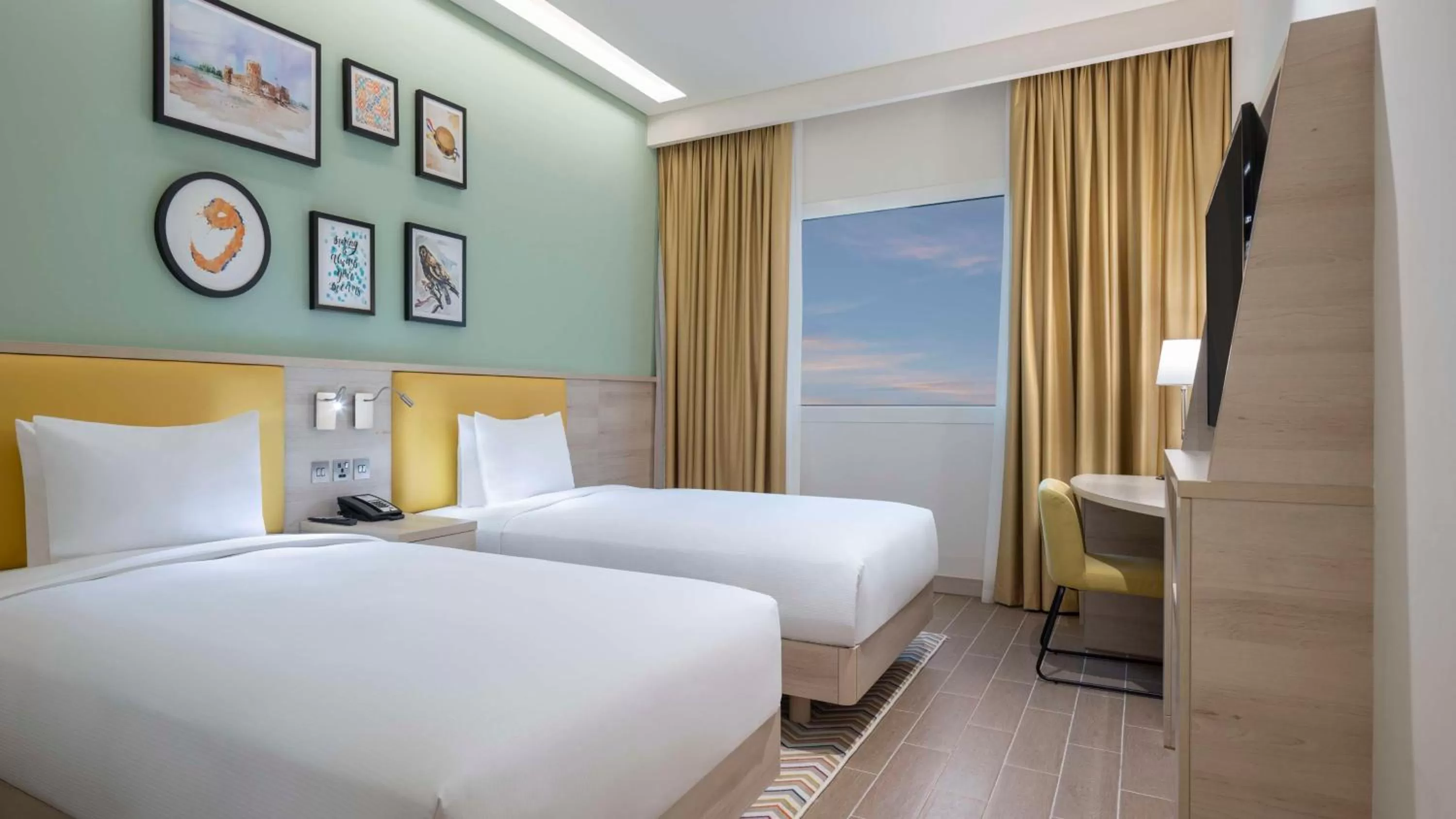 Twin Room in Hampton By Hilton Doha Old Town