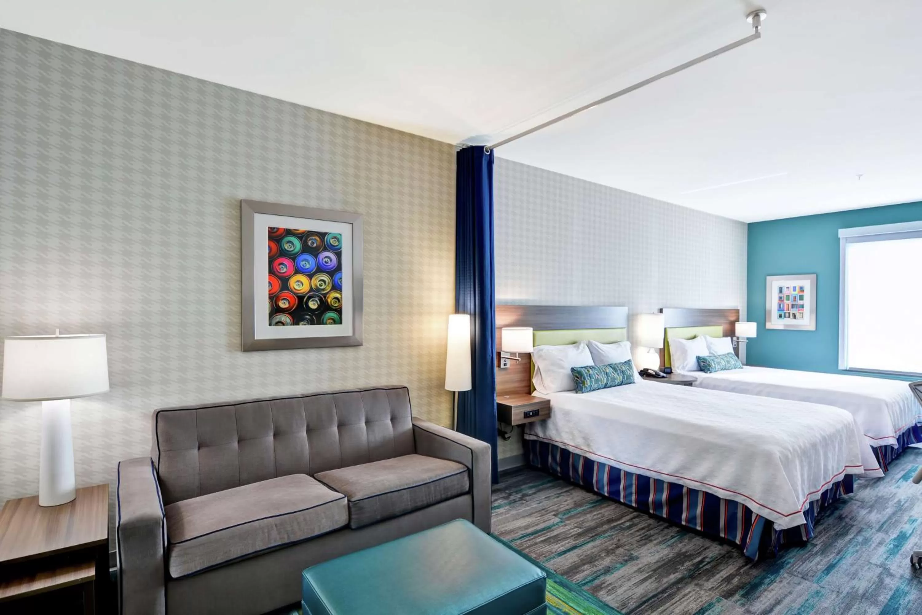 Queen Studio with Two Queen Beds - Mobility and Hearing Access/Non-Smoking in Home2 Suites By Hilton Conway