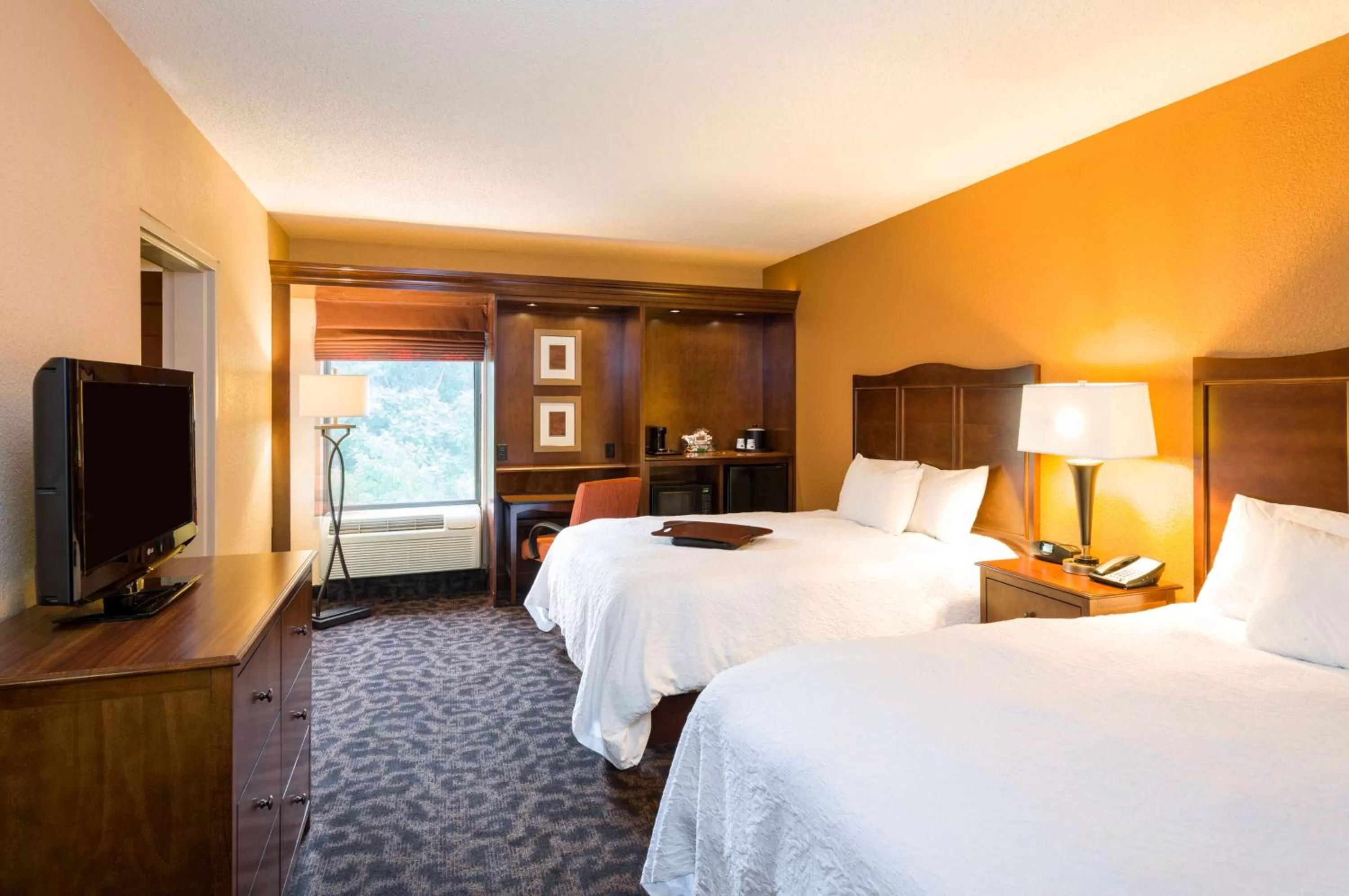 Queen Room with Two Queen Beds and Sofa Bed - Non-Smoking in Hampton Inn Danville