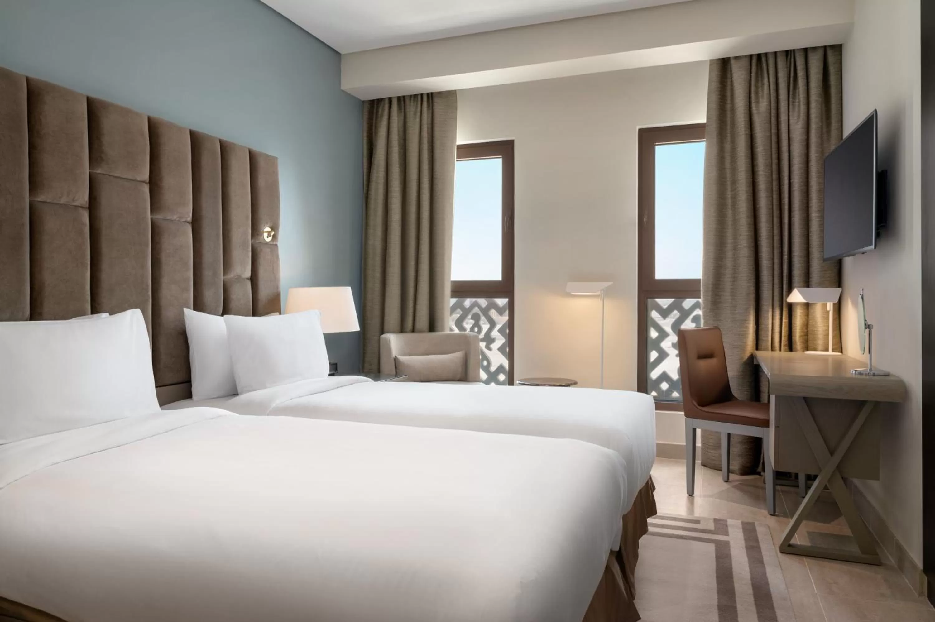 Three-Bedroom Family Apartment with Sea View and Private Beach Access in Wyndham Residences The Palm