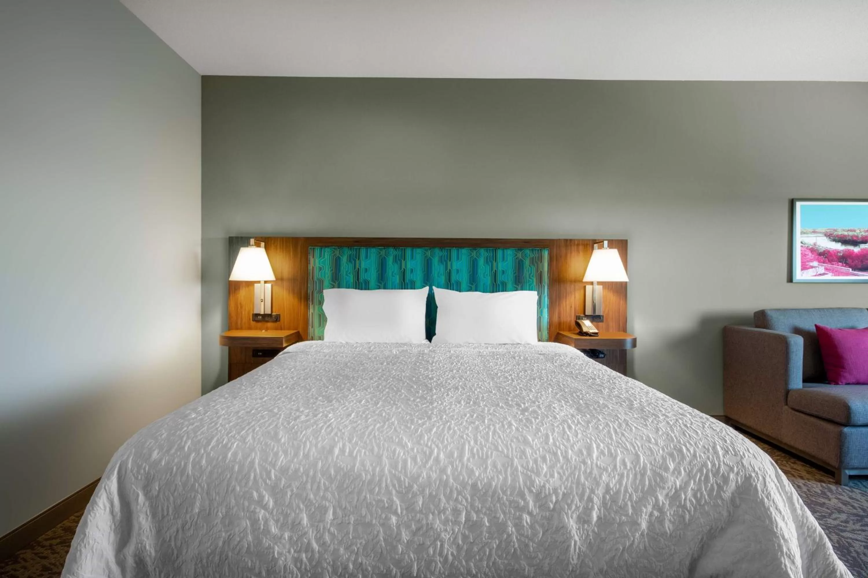 King Room with Sofa Bed - Non-Smoking in Hampton Inn & Suites Edmonton St. Albert, Ab