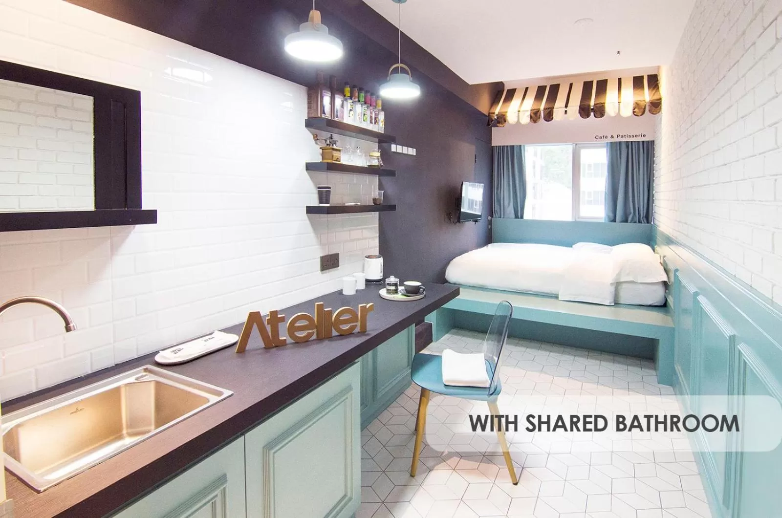 The Cafe Room (Shared Bathroom) in The Atelier Boutique Hotel