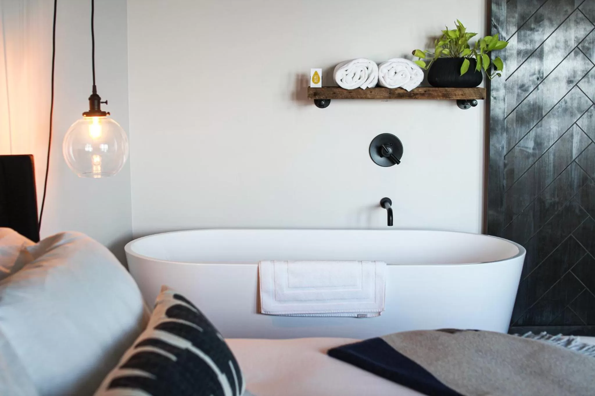 Deluxe Riverview King Studio (No Pets) in Bowline Hotel