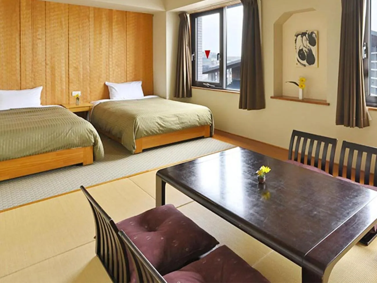 Quadruple Room with Sea View - single occupancy in Miyajima Coral Hotel
