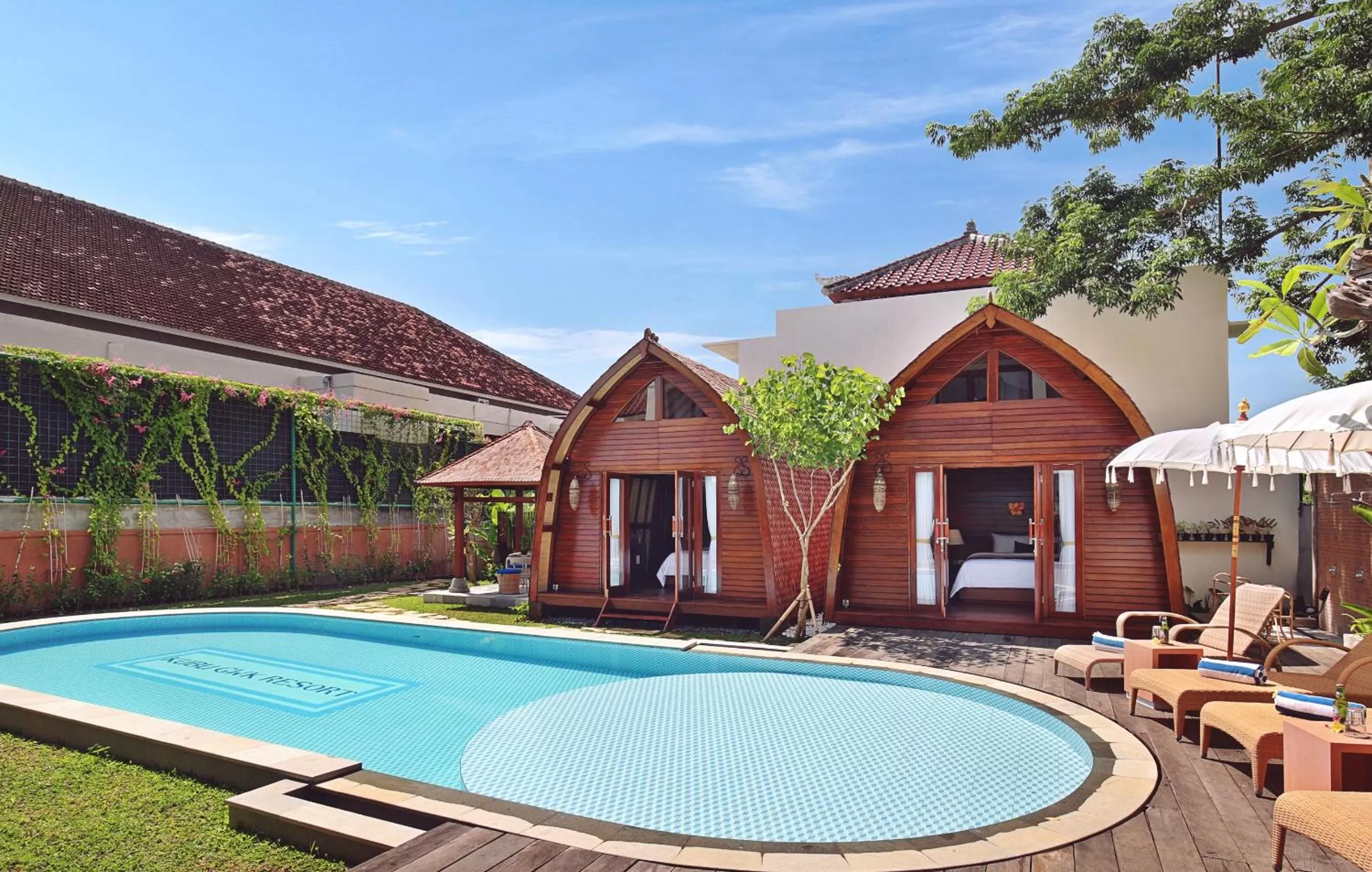 One-Bedroom Joglo House with Pool View in Kubu GWK Resort