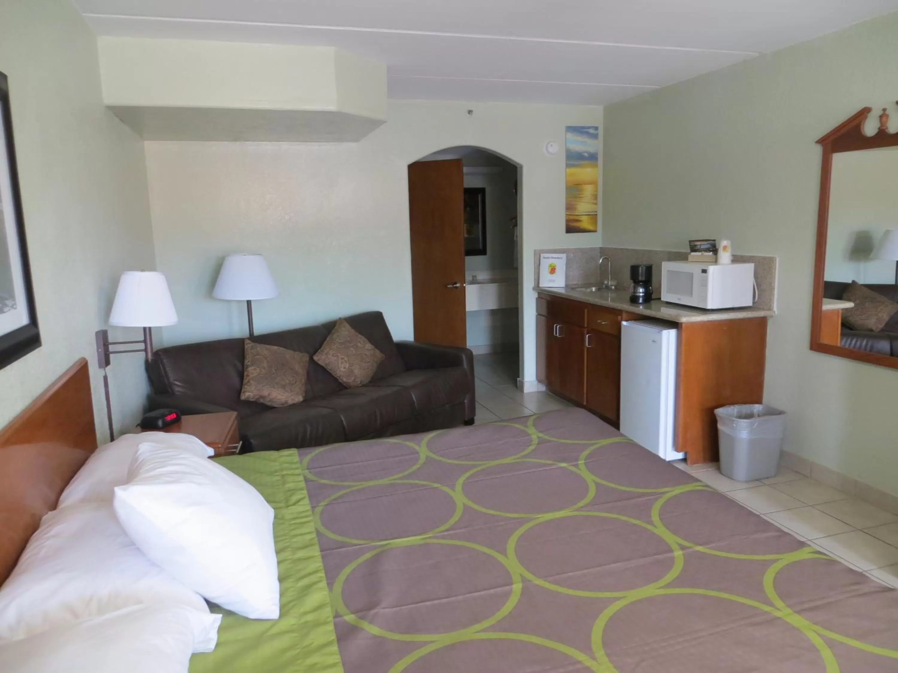 Queen Room with Two Queen Beds and Kitchenette in Super 8 by Wyndham South Padre Island