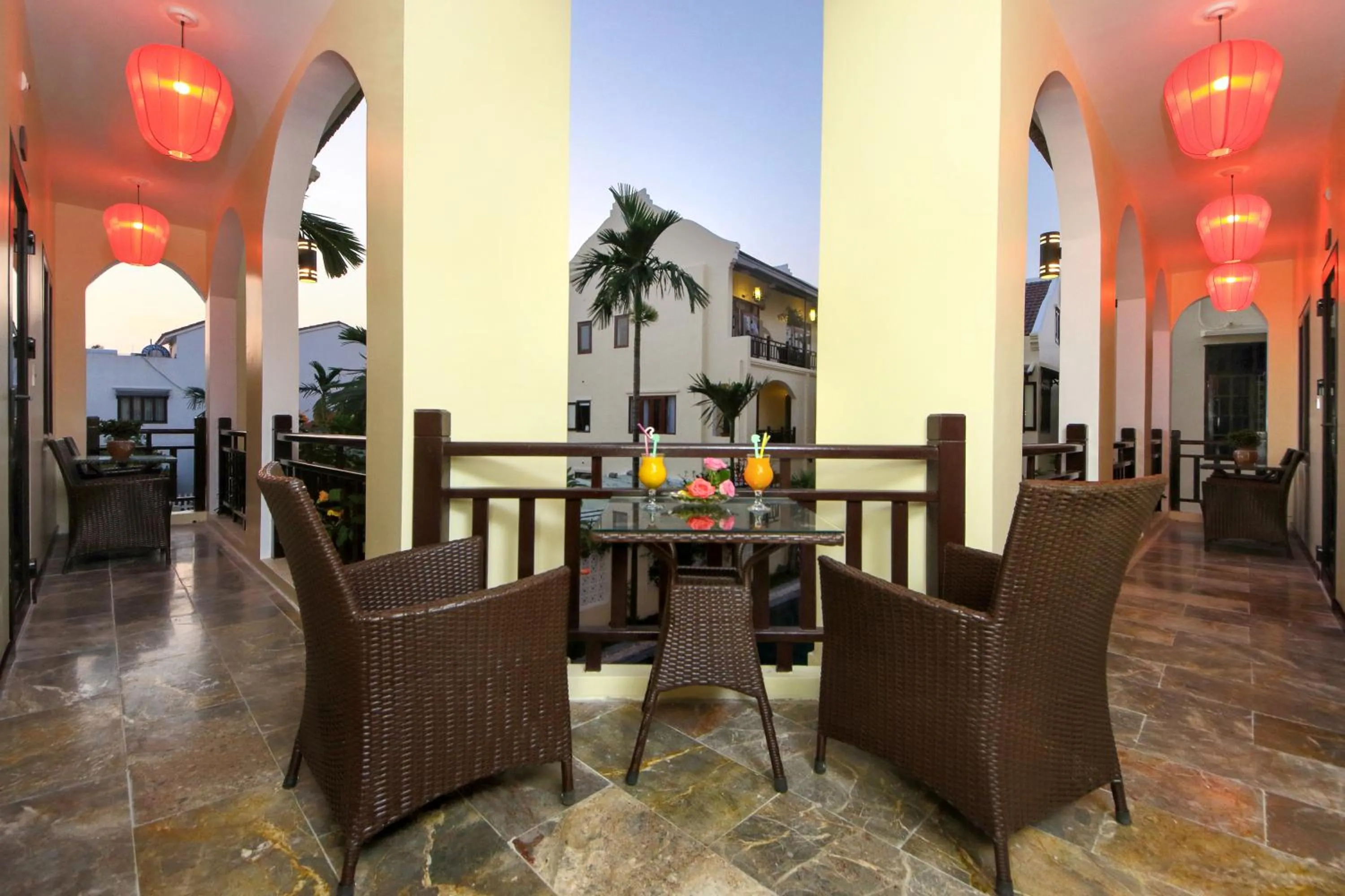 Deluxe Double or Twin Room with Pool View in Little Town Villa