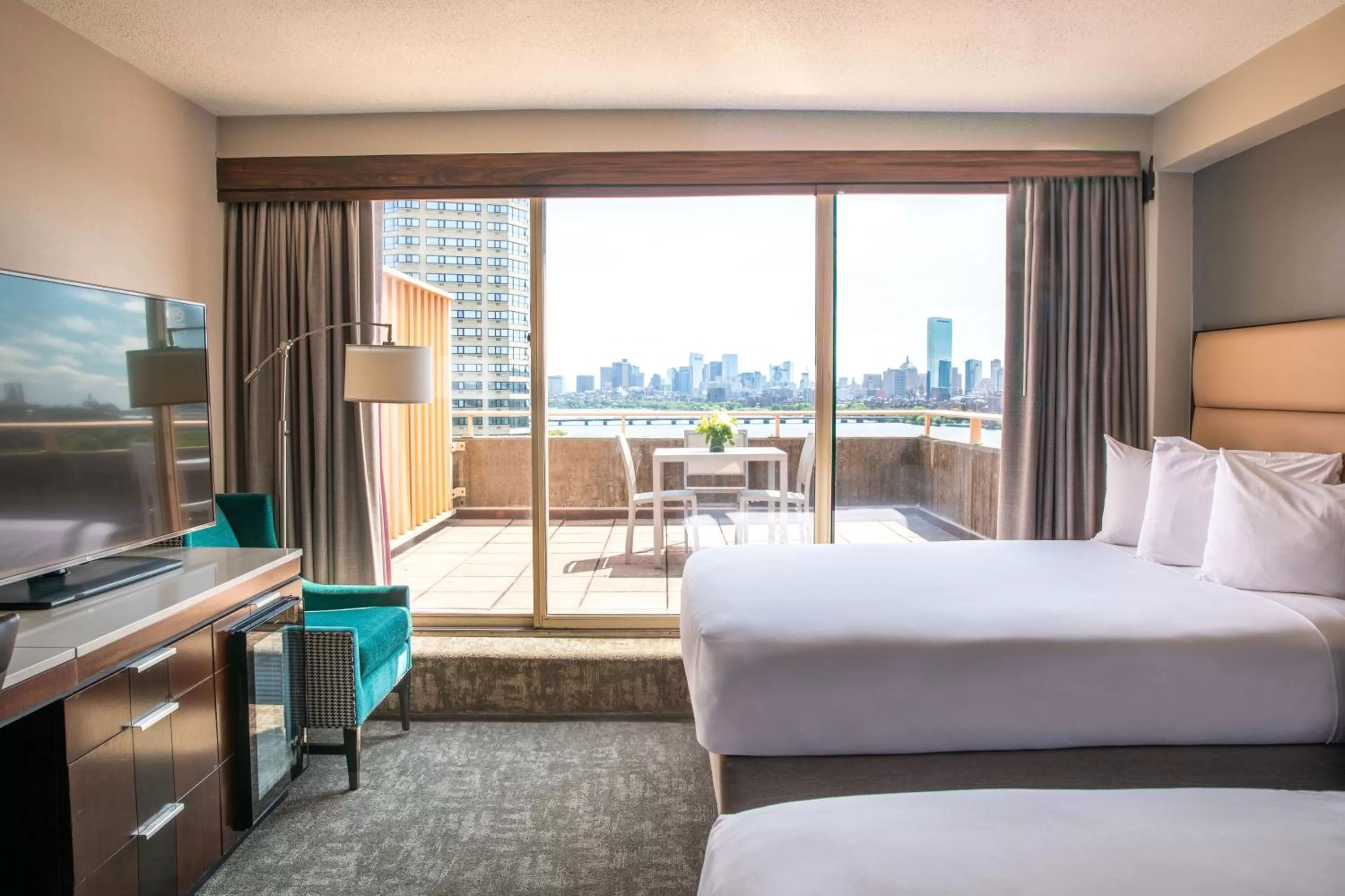 Double Room with Two Double Beds and Balcony - single occupancy in Hyatt Regency Boston/Cambridge