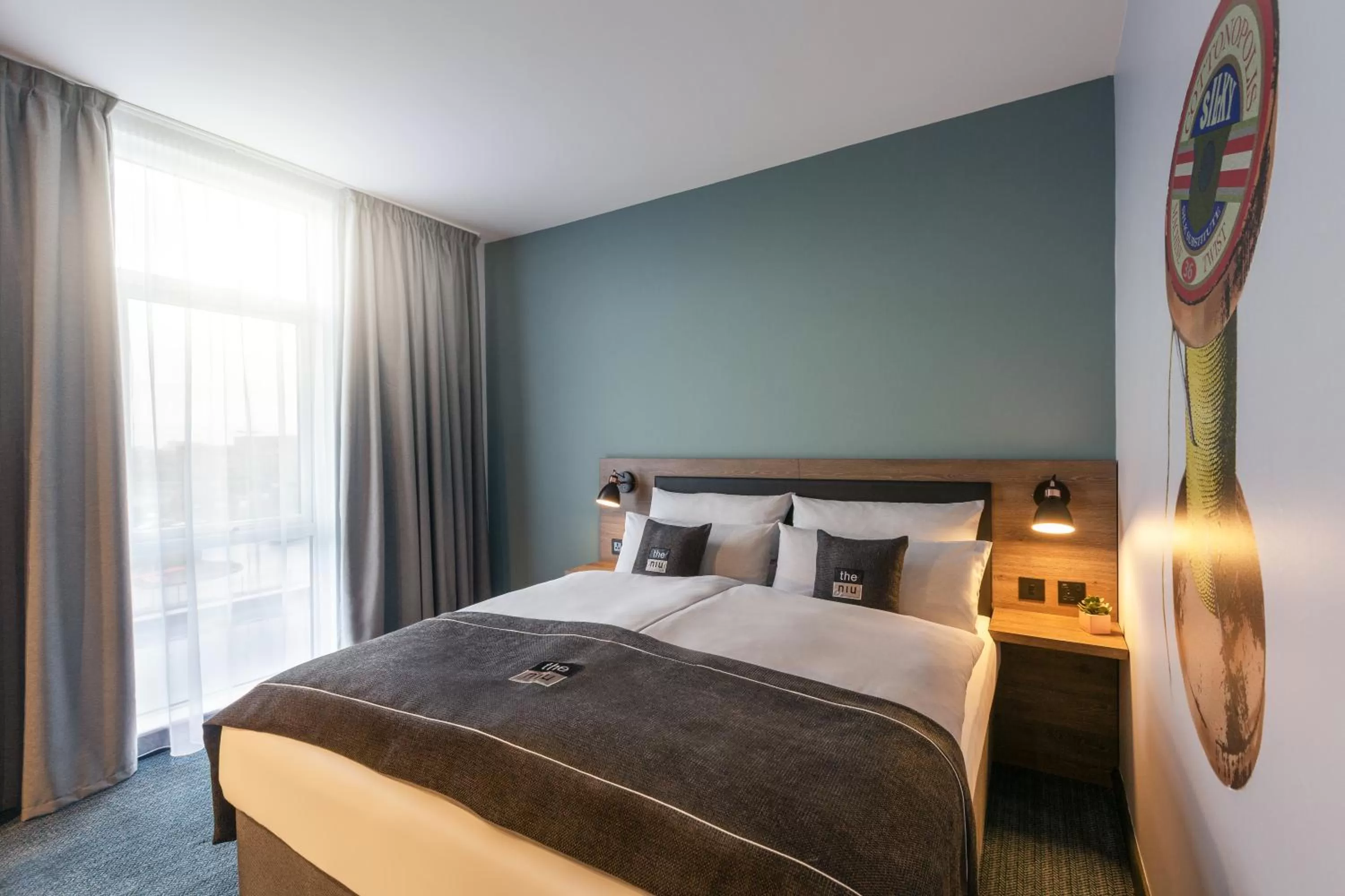 Queen Room - Disability Access in Holiday Inn - the niu, Loom Manchester North by IHG