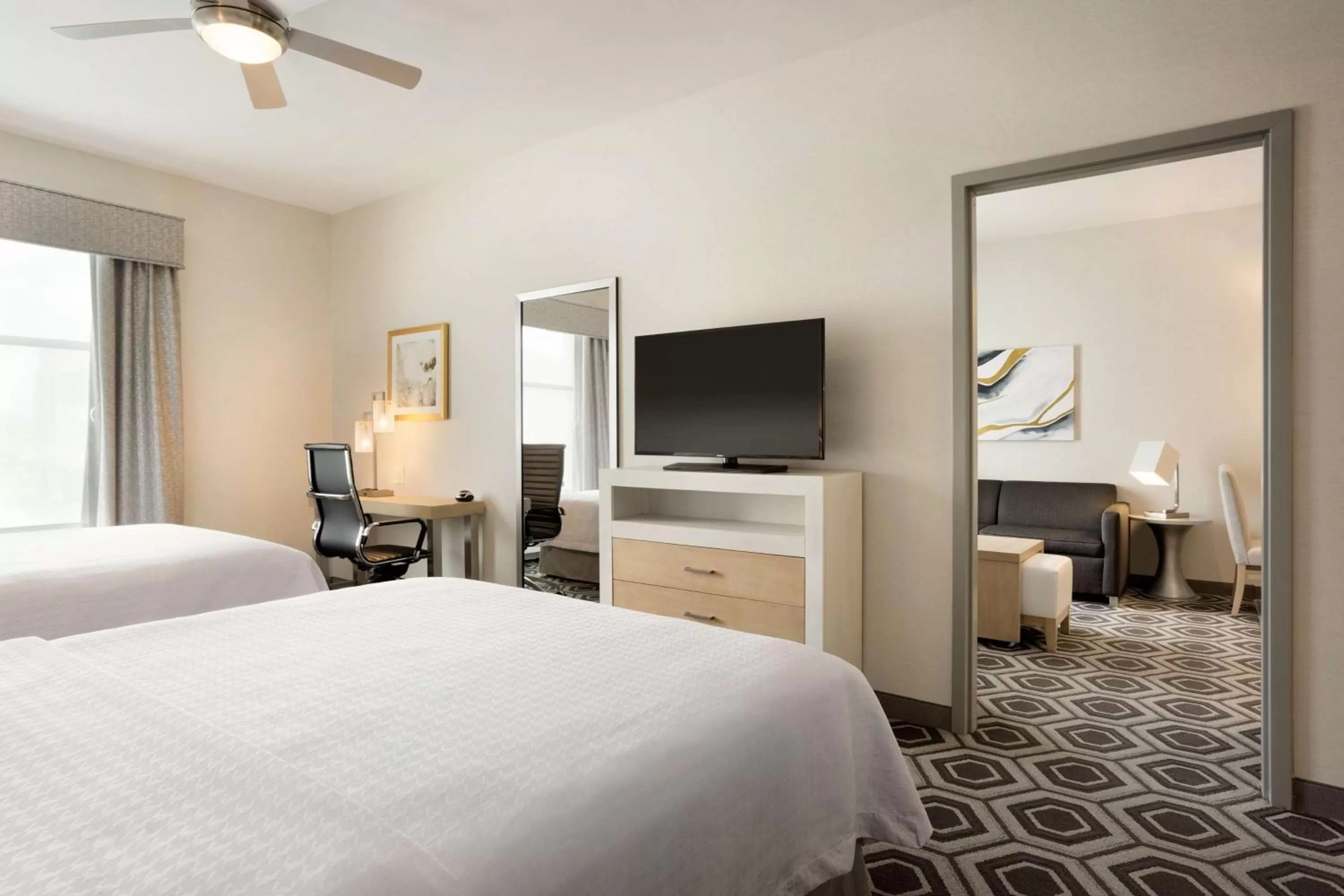 Queen Suite with Two Queen Beds - Non-Smoking in Homewood Suites By Hilton SLC/Draper